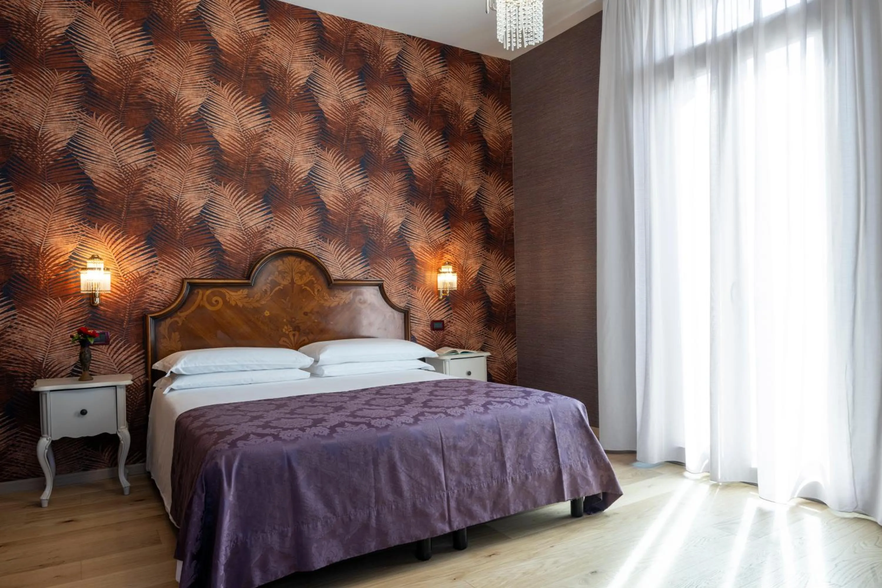 Bed in Hotel Atlanta Augustus