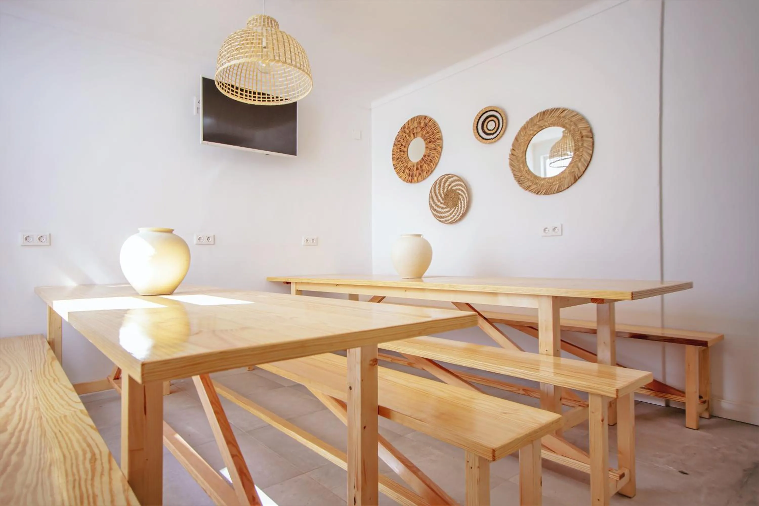 Seating area in Sun Lovers Hostel