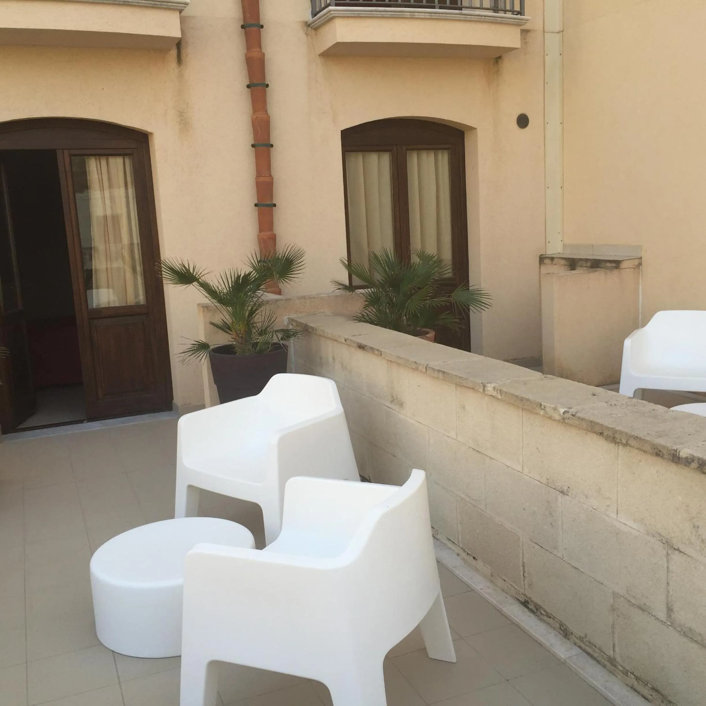 Patio in Hotel Il Portico