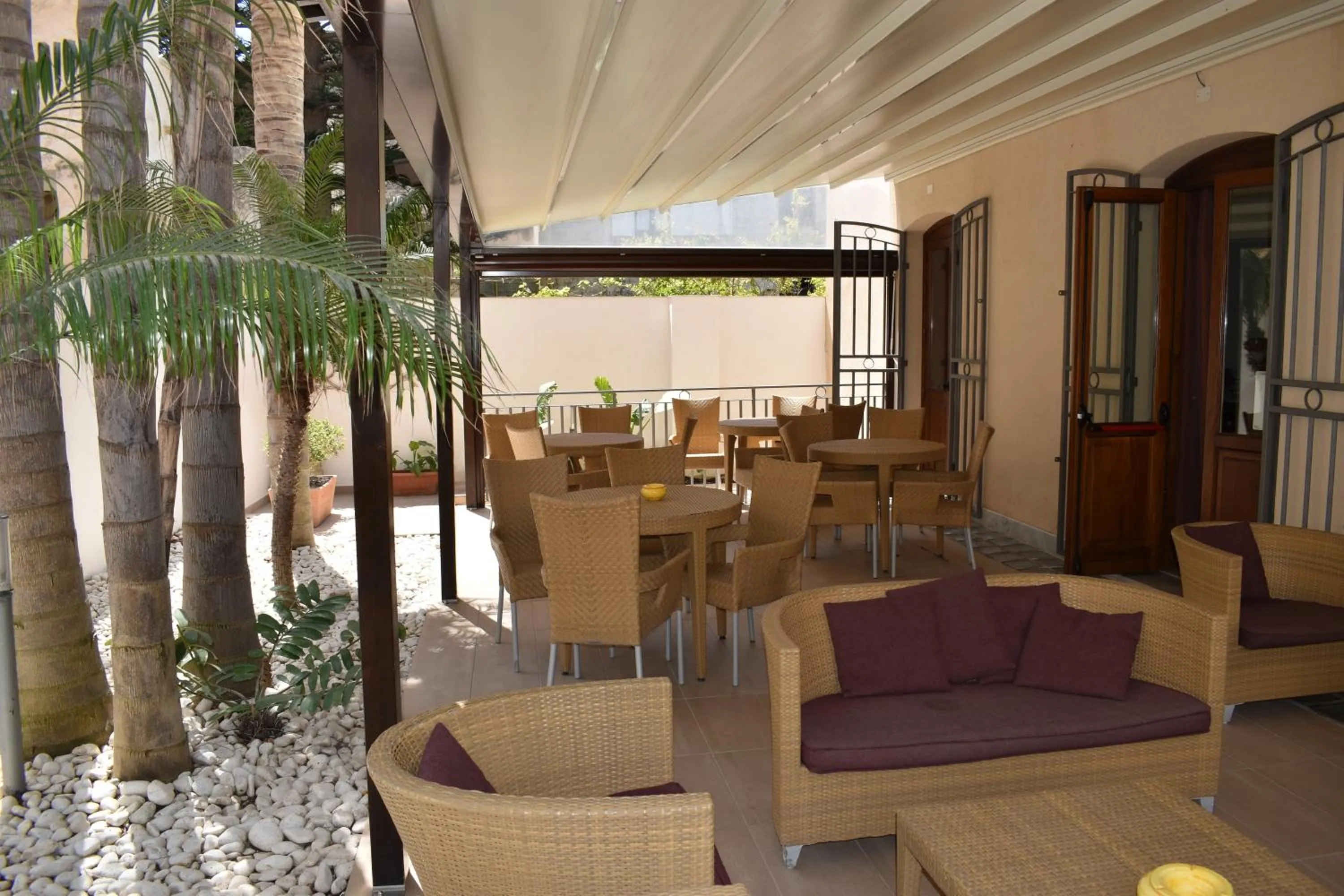 Patio in Hotel Il Portico