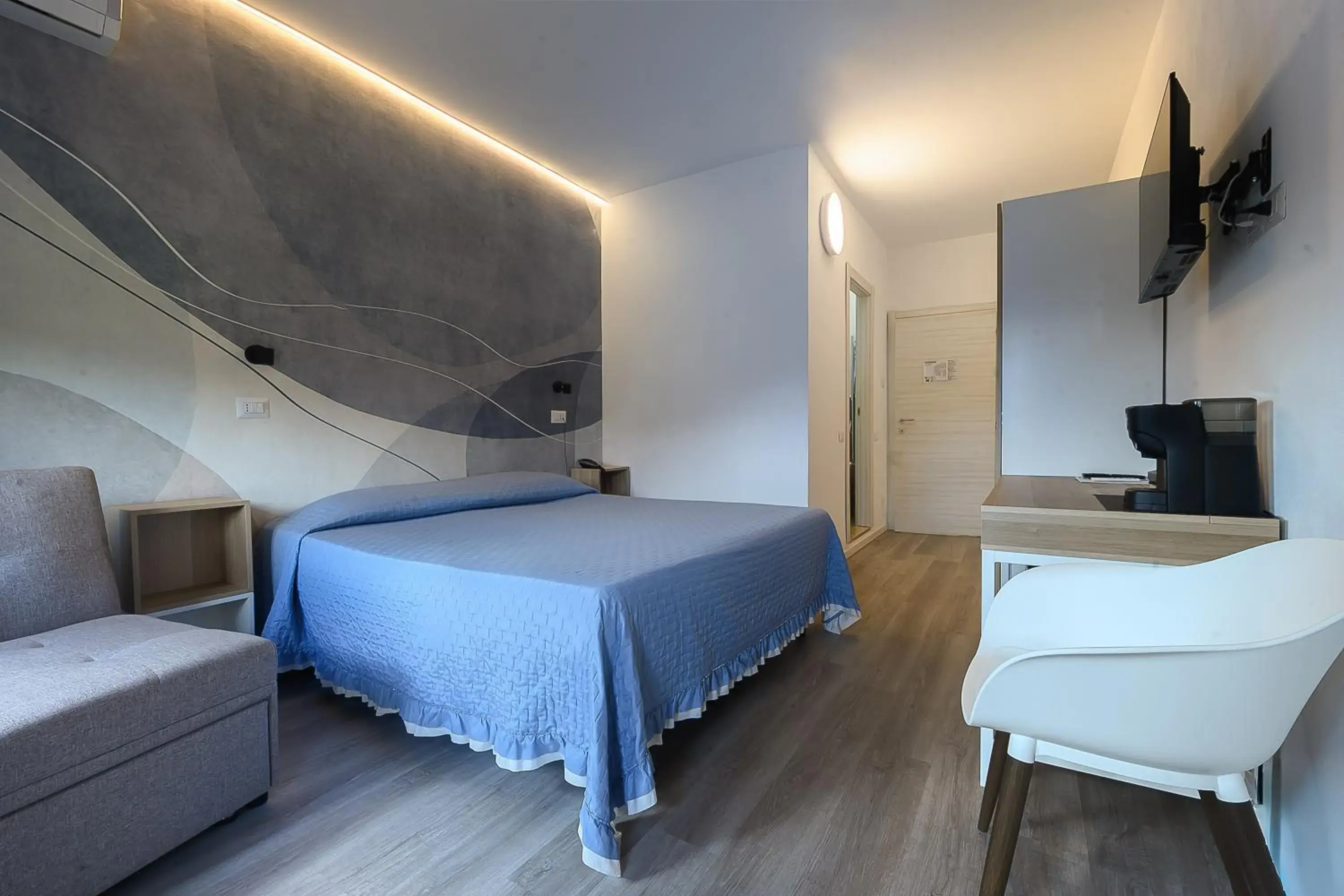 Bed in Hotel Anna Siena Nord Bed in Hotel Anna Siena Nord