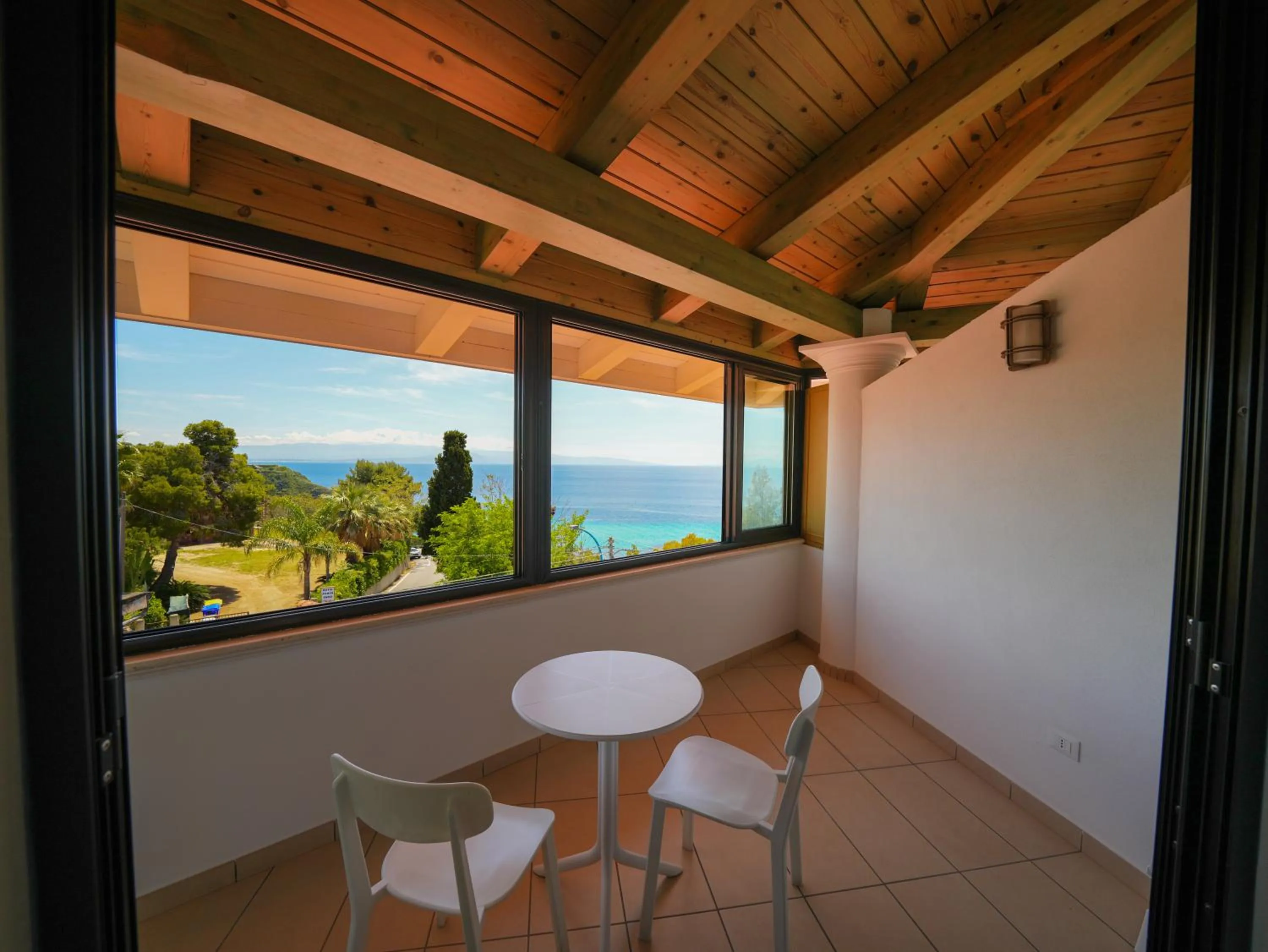 Balcony/Terrace in Hotel MARINELLA parking wi-fi spiaggia attrezzata