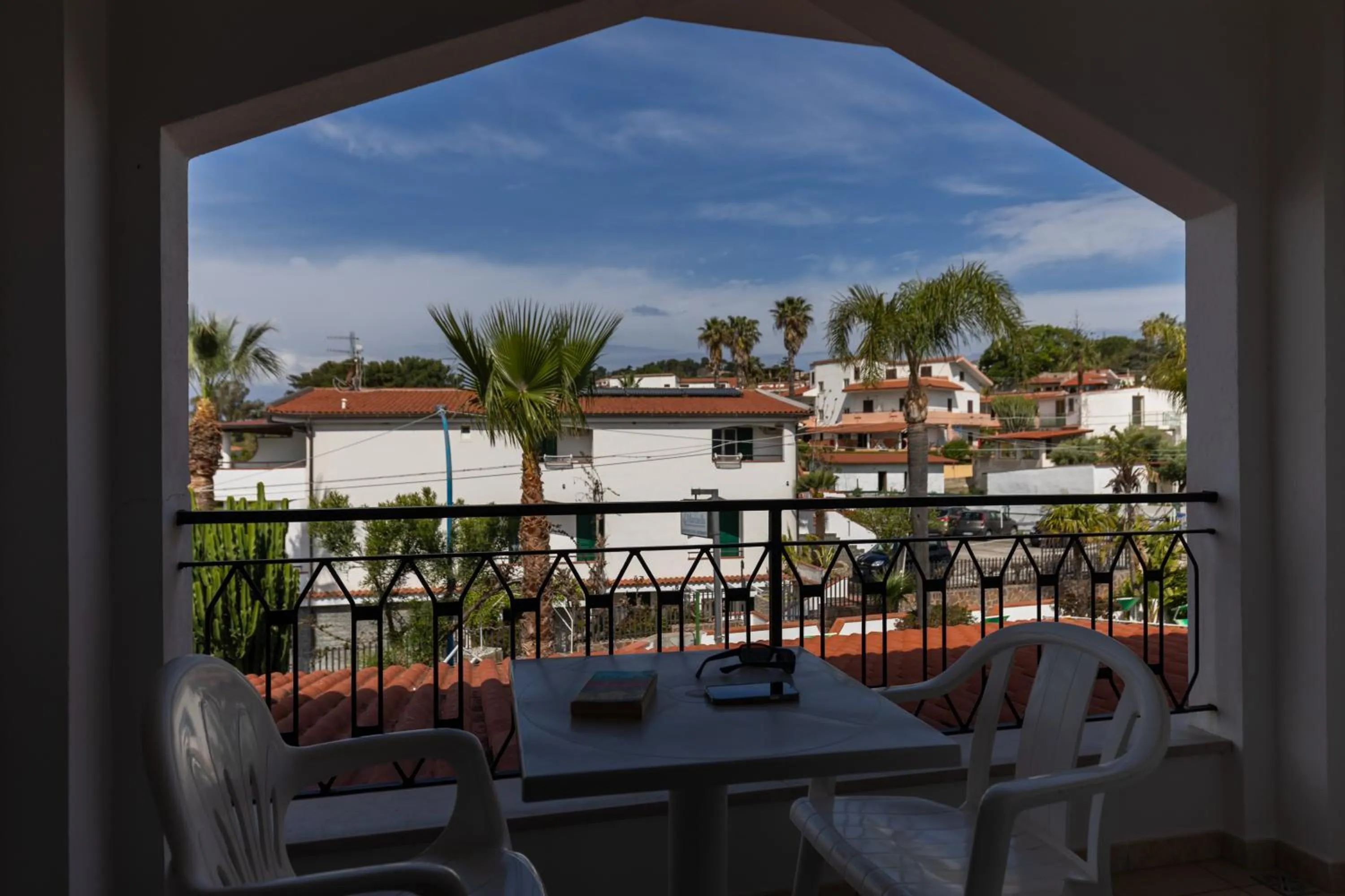 Balcony/Terrace in Hotel MARINELLA parking wi-fi spiaggia attrezzata