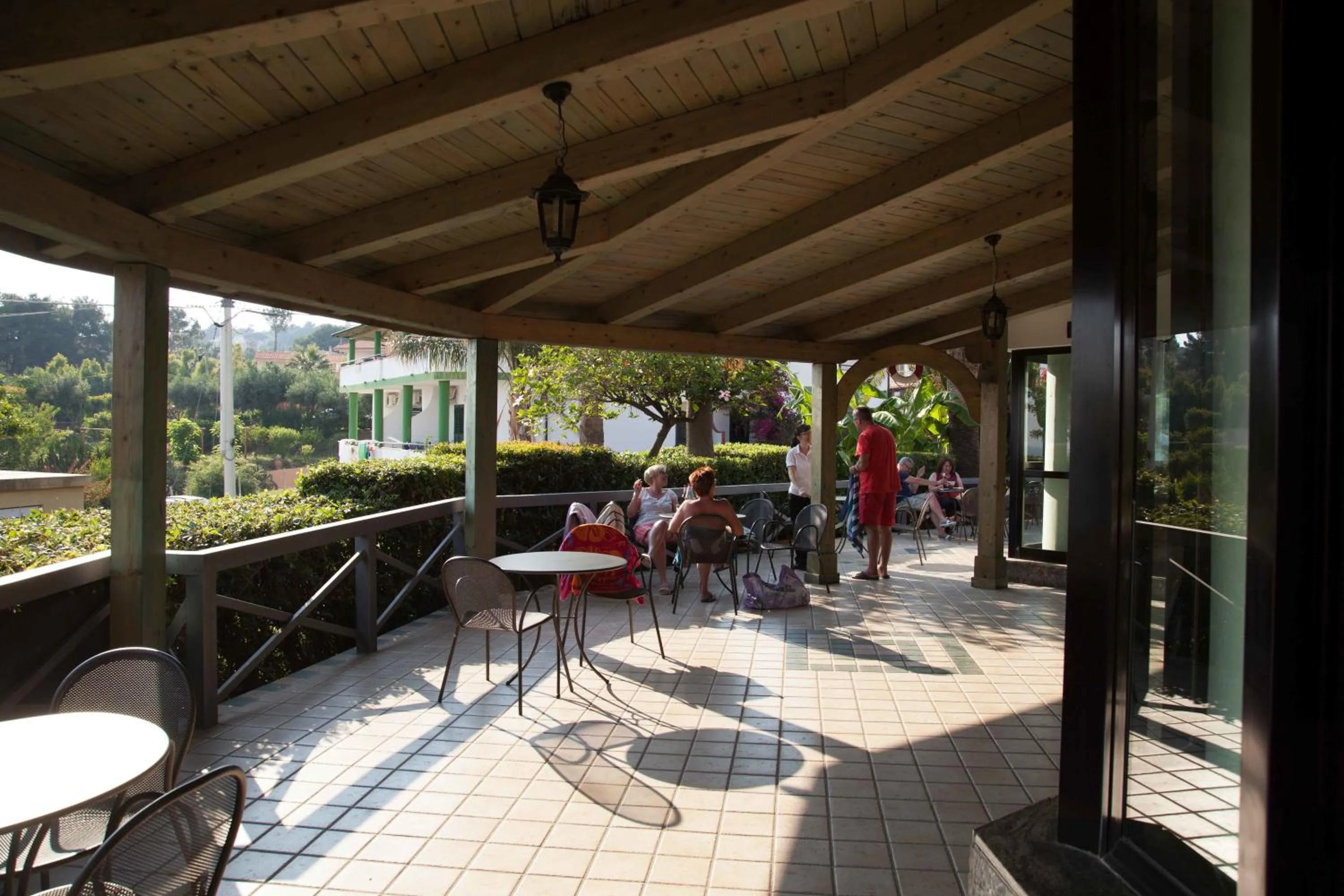 Balcony/Terrace in Hotel MARINELLA parking wi-fi spiaggia attrezzata