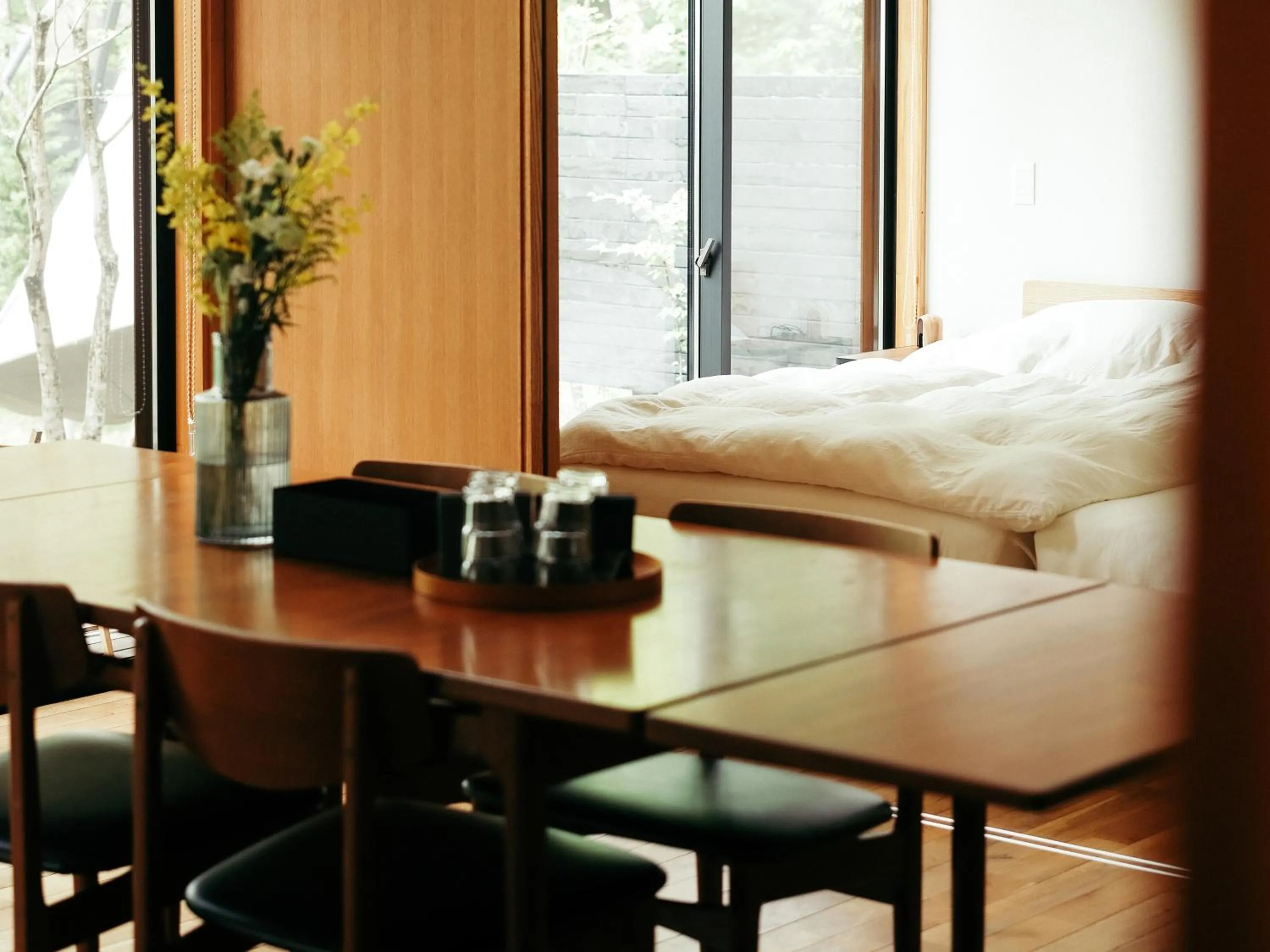 Bed in Karuizawa Forest Seasons Villa