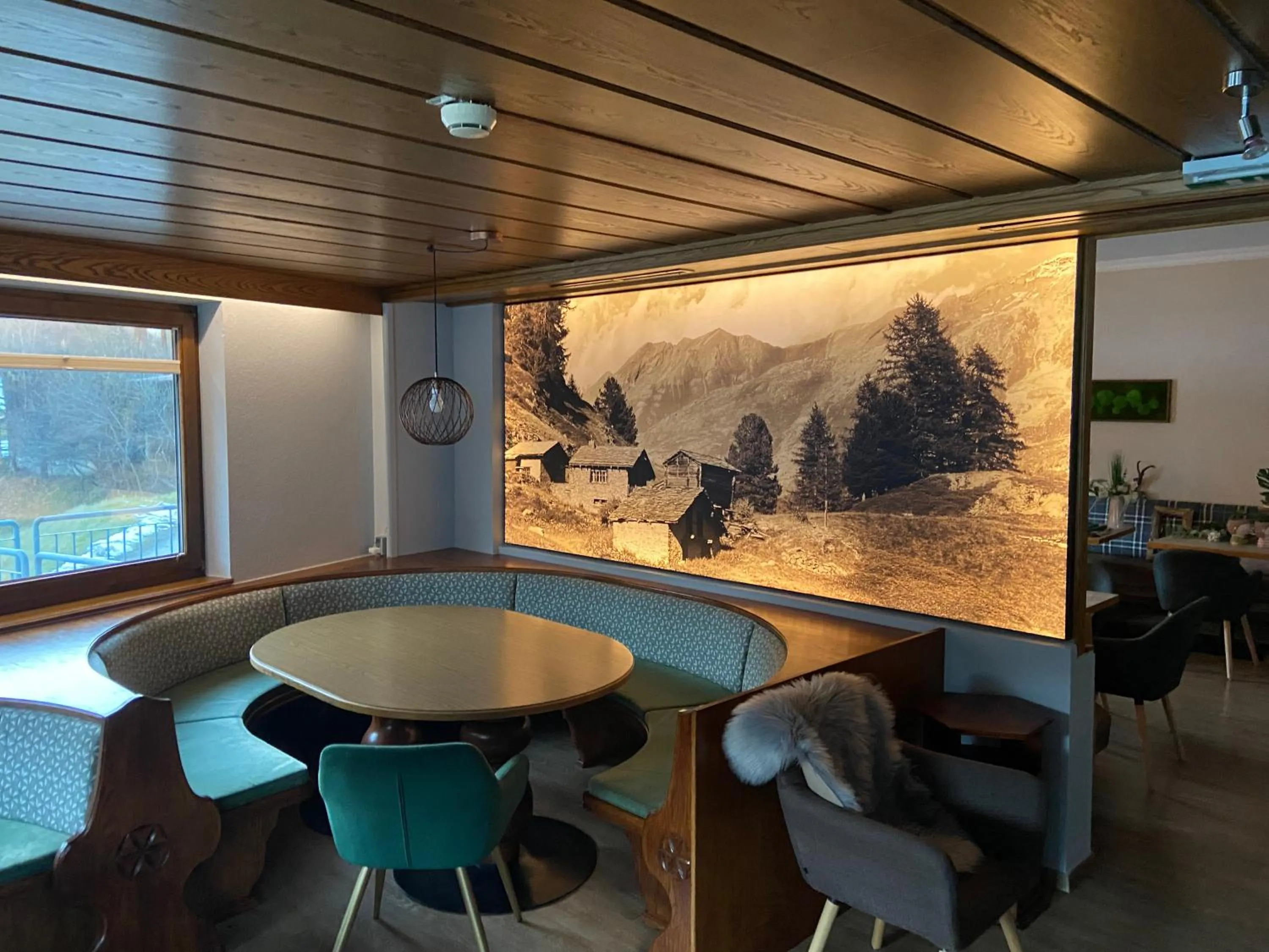 Seating area in Hotel Erika