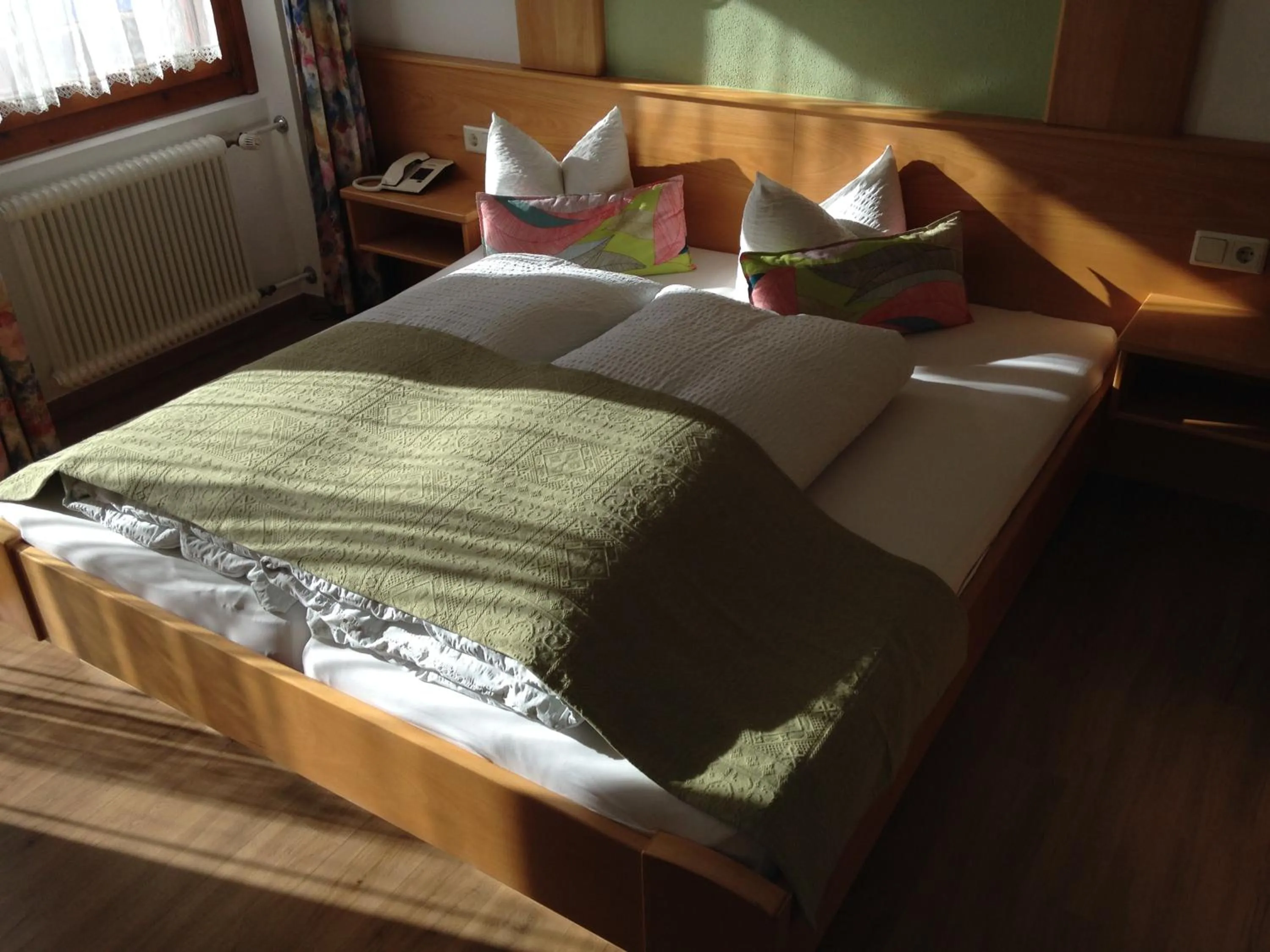 Bed in Hotel Erika
