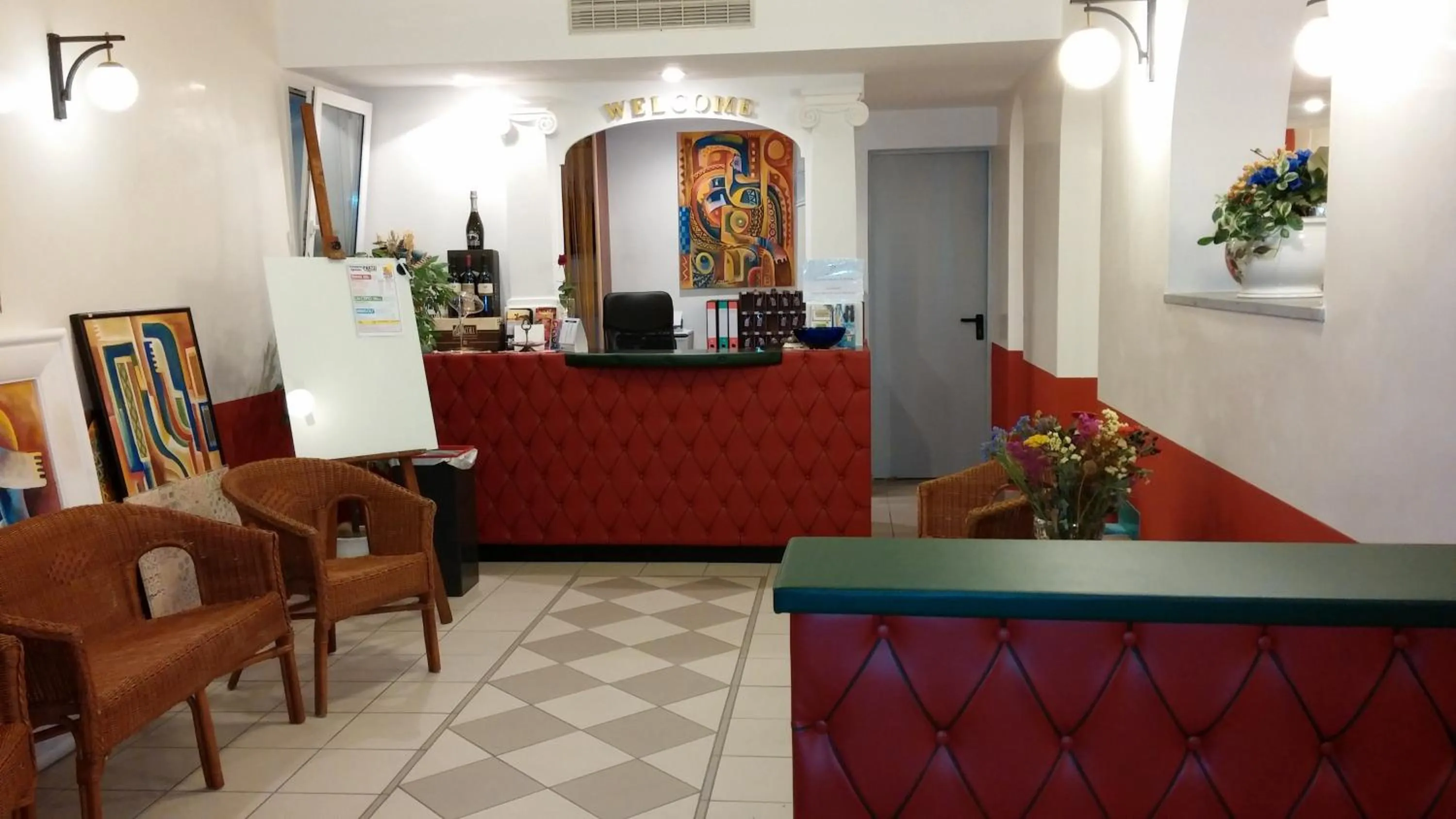 Lobby or reception in Villa Romana