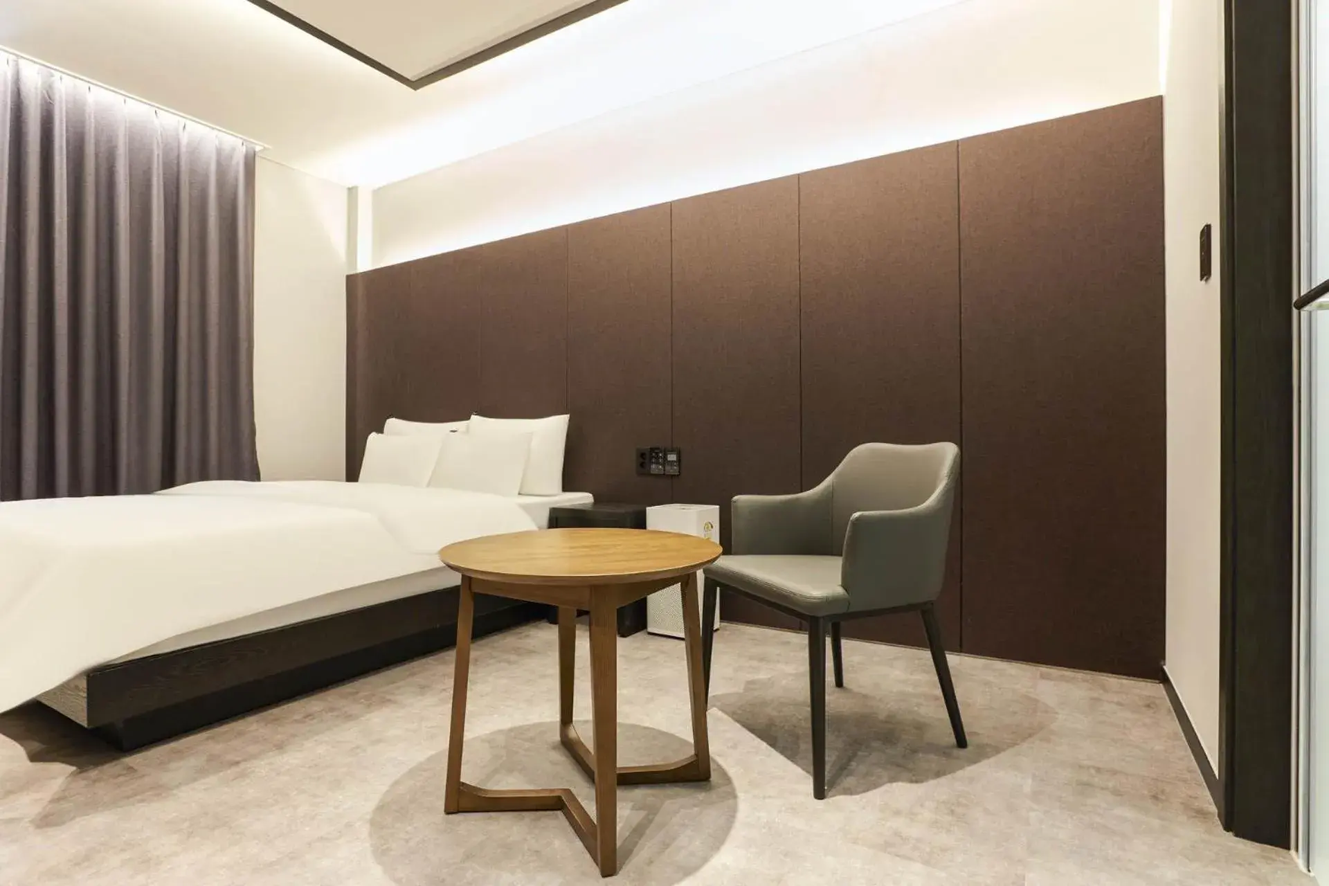 Bed in Wonju Central Hotel Bed in Wonju Central Hotel