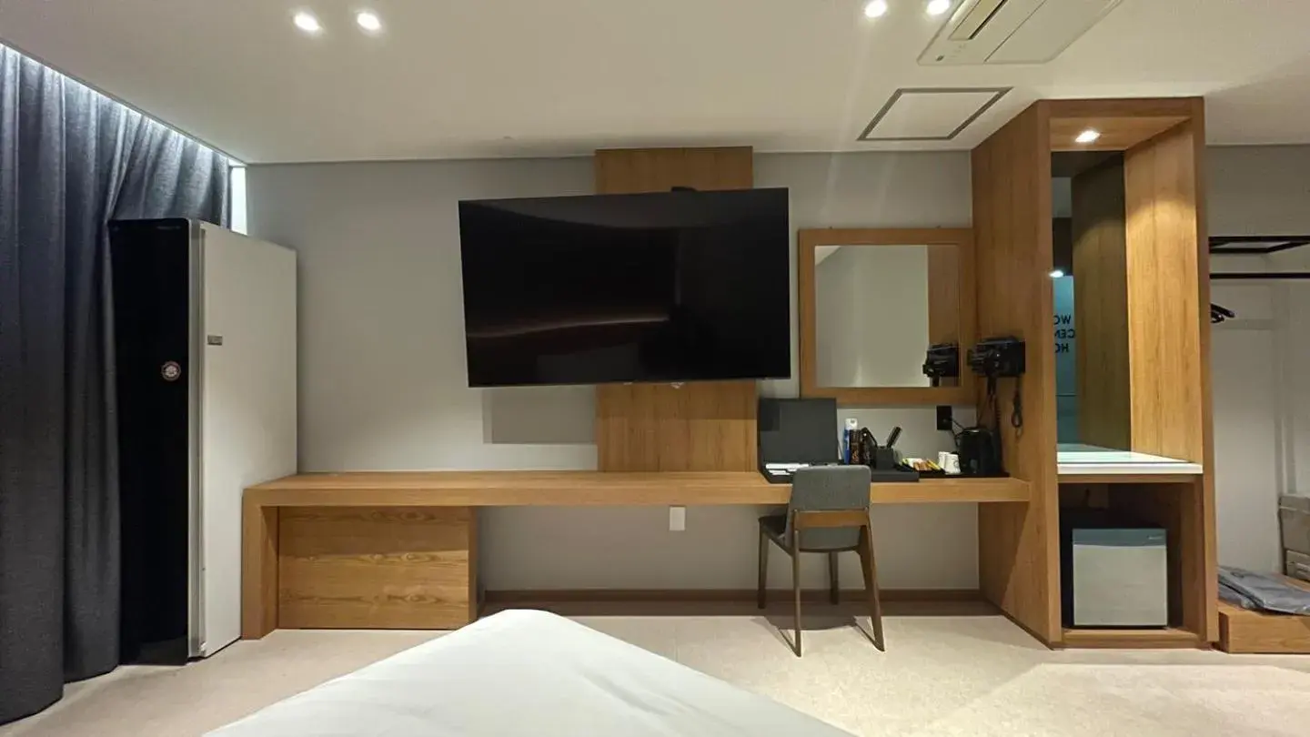 Bed in Wonju Central Hotel Bed in Wonju Central Hotel