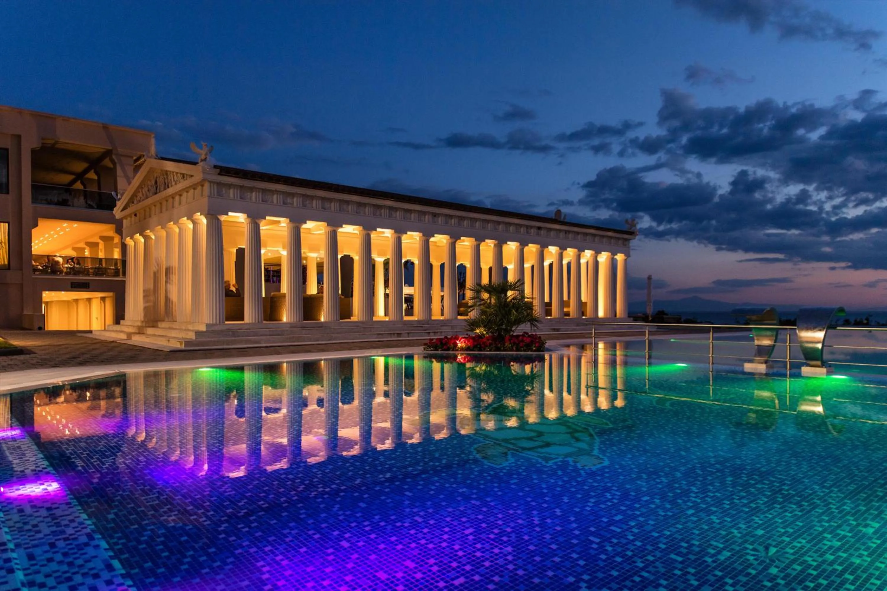 Decorative detail in Potidea Palace Hotel