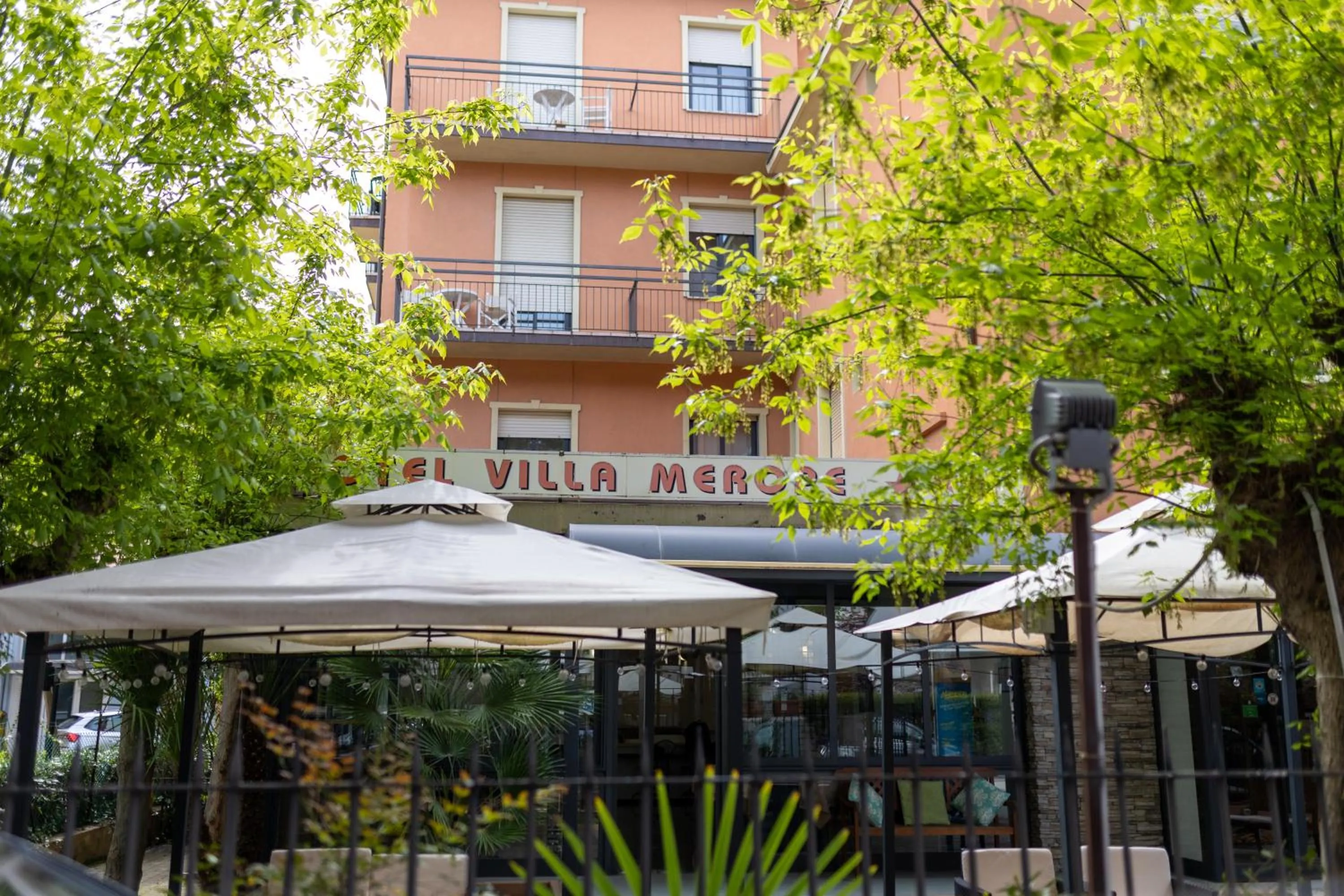 Property building in Hotel Villa Merope