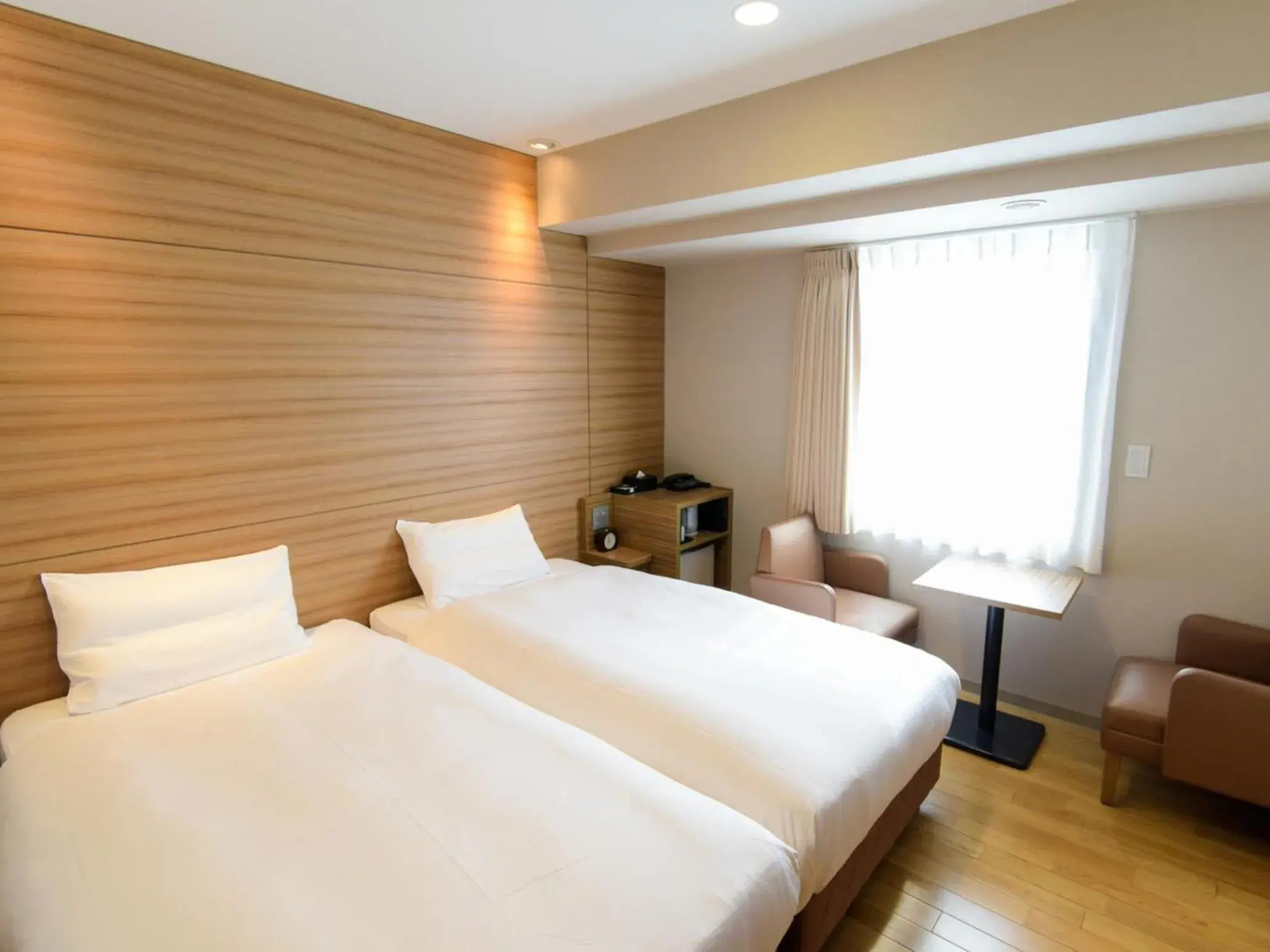Bed in Via Inn Nagoya Shinkansen-guchi Bed in Via Inn Nagoya Shinkansen-guchi
