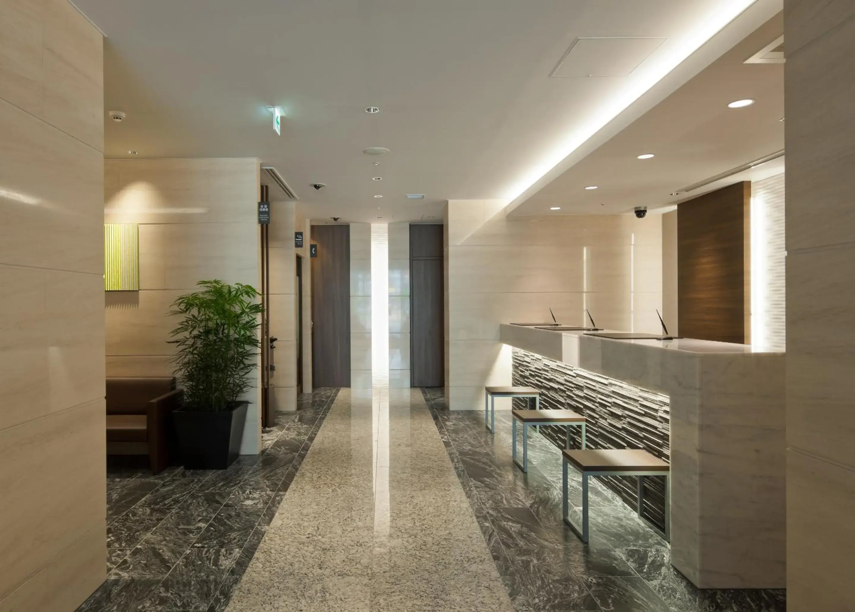Lobby or reception in Via Inn Nagoya Shinkansen-guchi Lobby or reception in Via Inn Nagoya Shinkansen-guchi