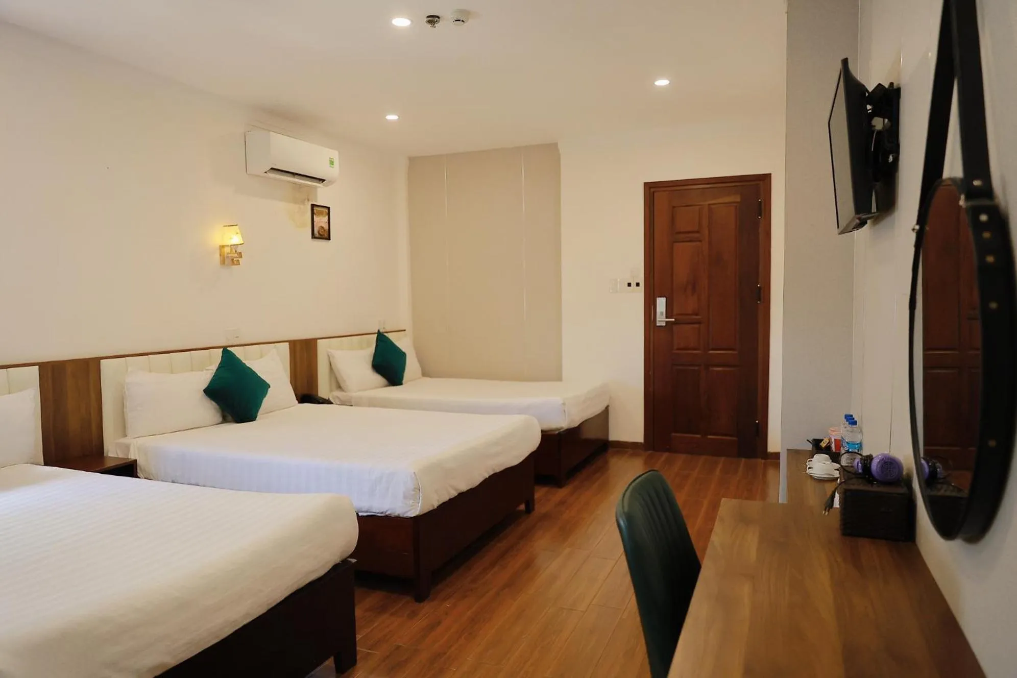 Bed in Le Centre Pleiku Hotel