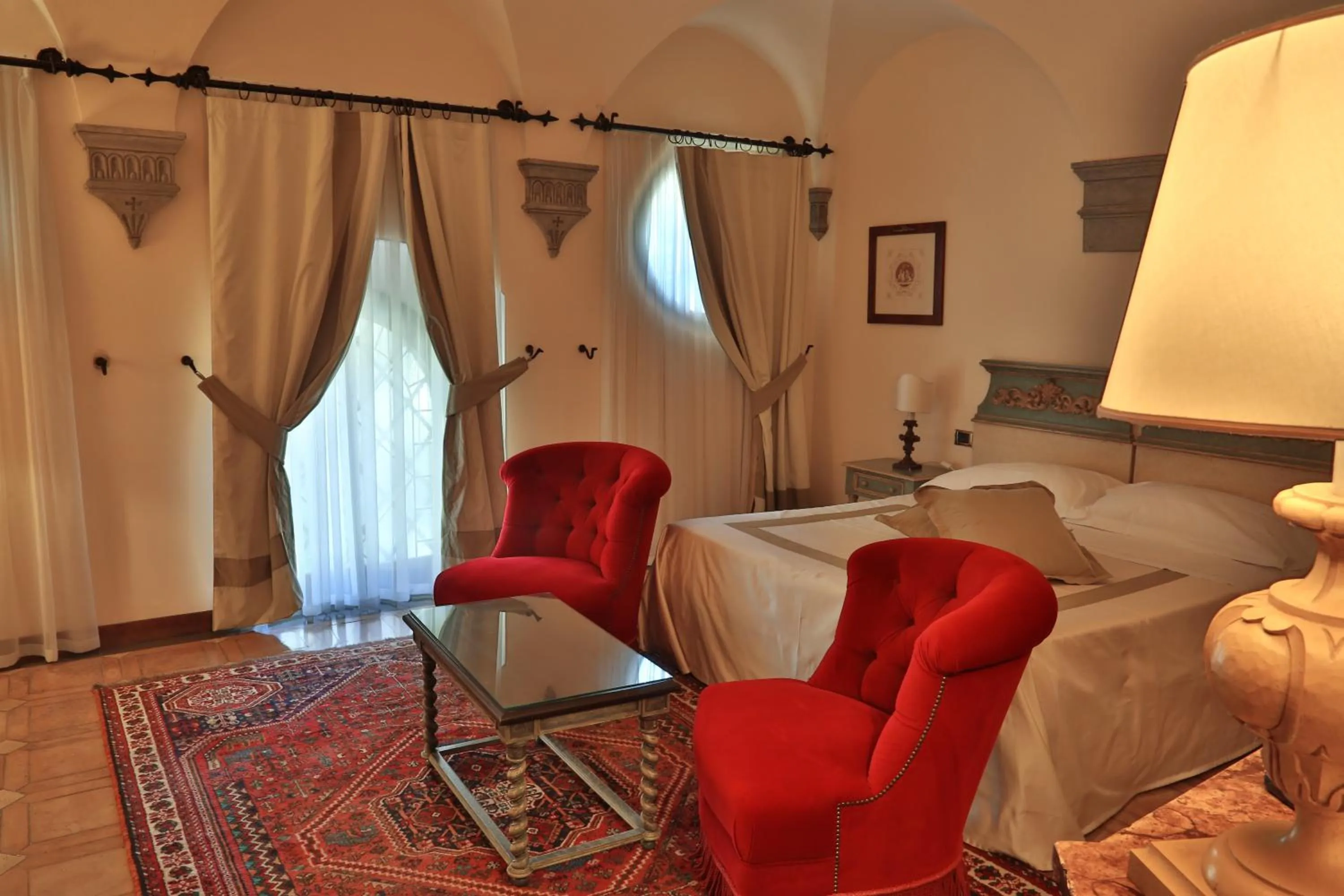 Bedroom, Bed in Hotel La Collegiata