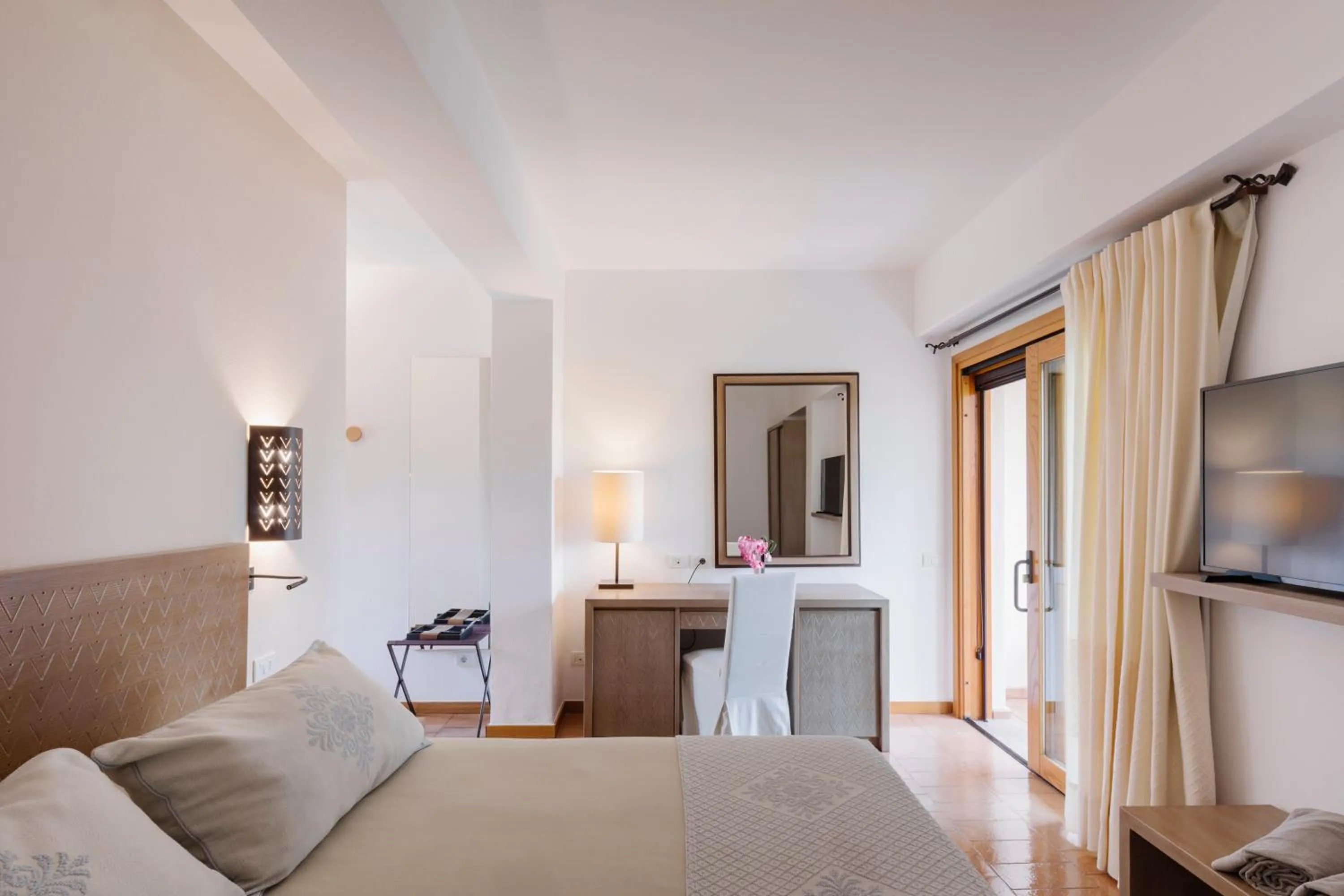 Bedroom, Bed in Hotel Aquadulci