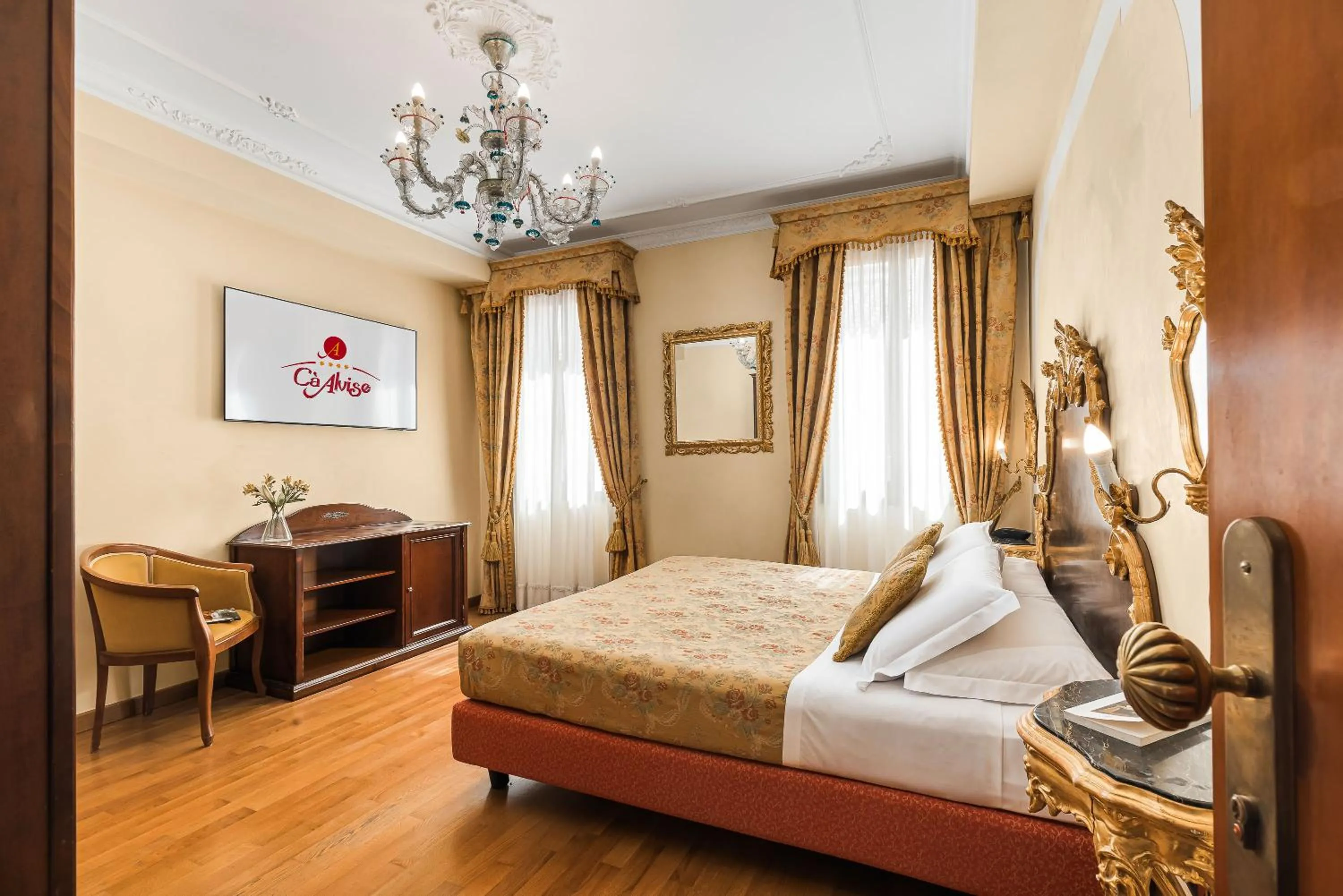 Bed in Hotel Ca' Alvise