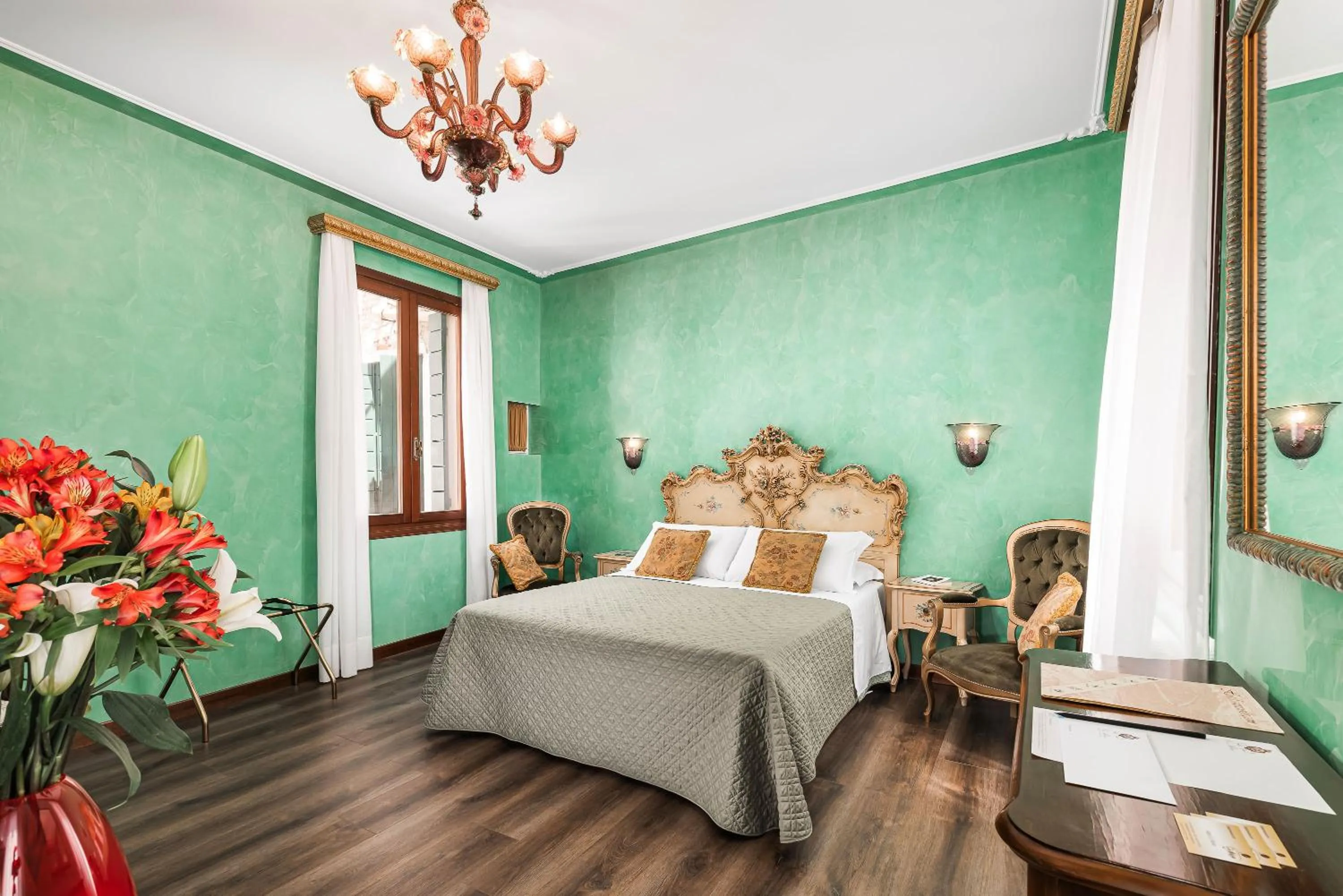 Bed in Hotel Ca' Alvise