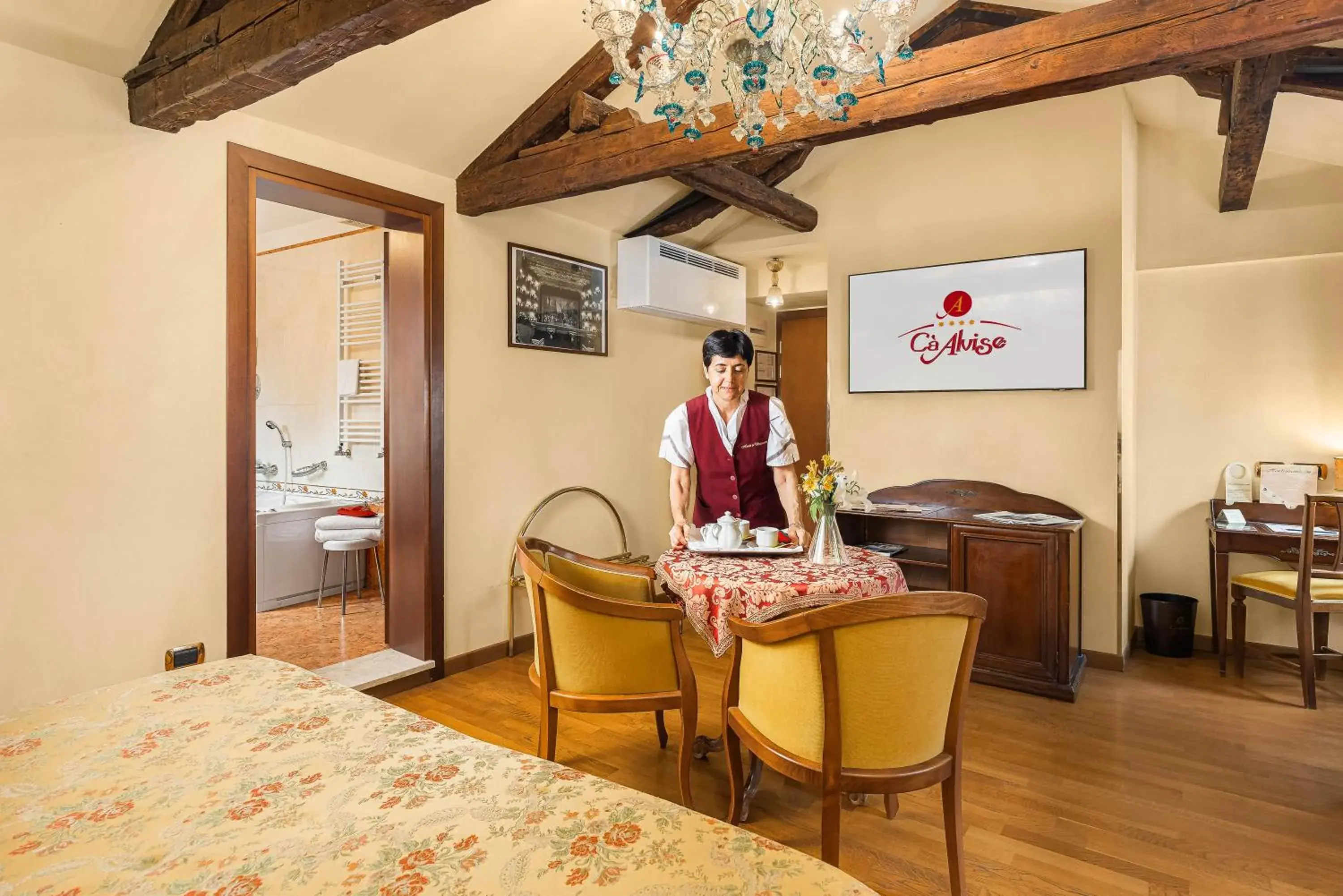 Bed in Hotel Ca' Alvise Bed in Hotel Ca' Alvise