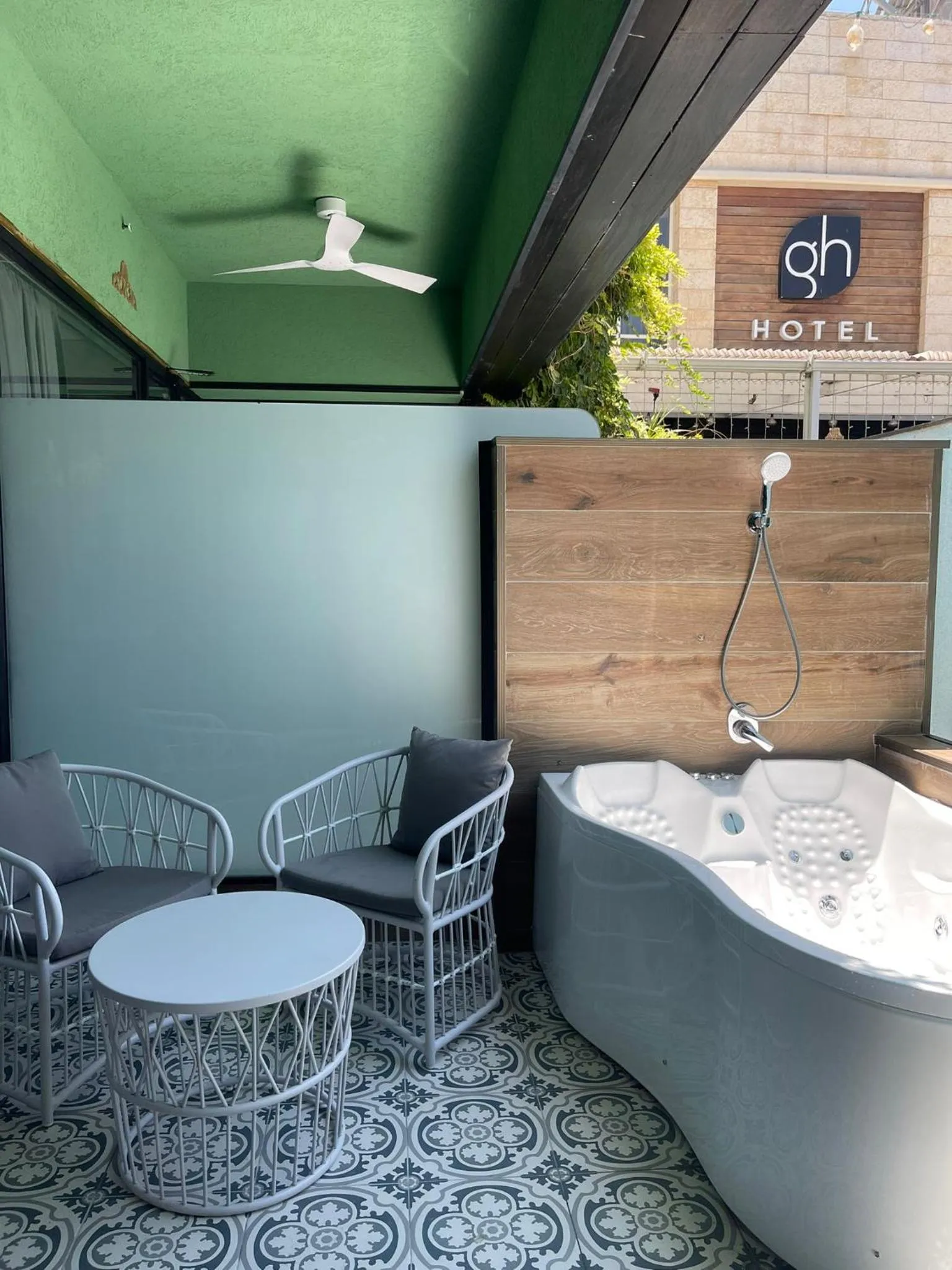 Balcony/Terrace in Garden Hotel Boutique & Events