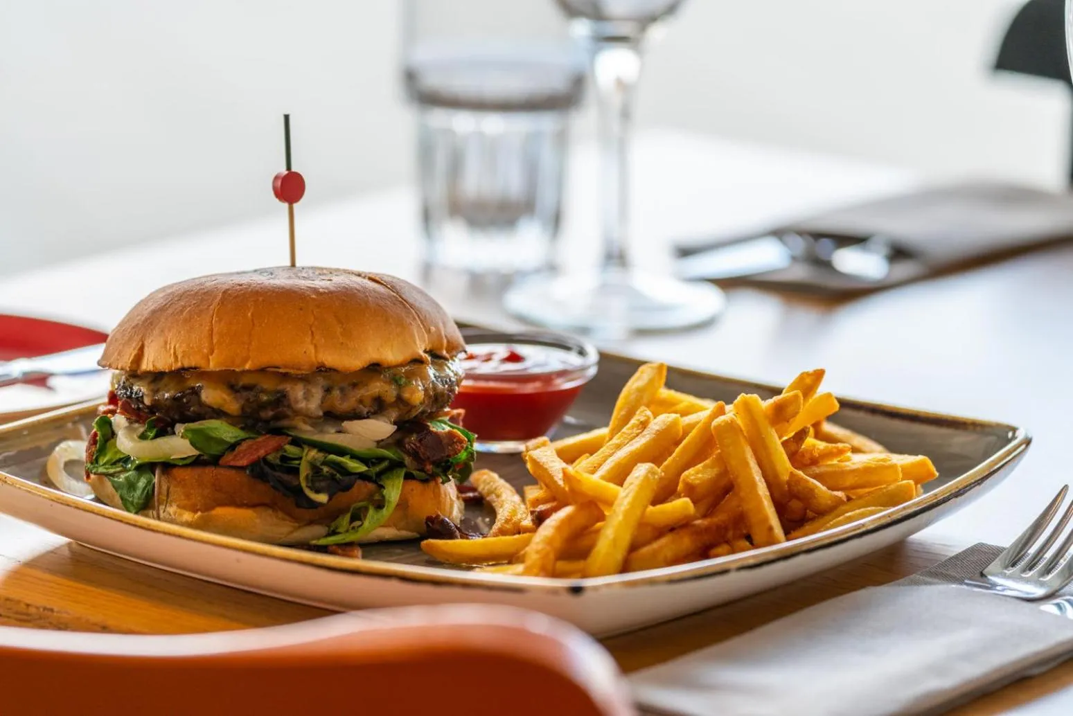 Food close-up in Stracta Hotel
