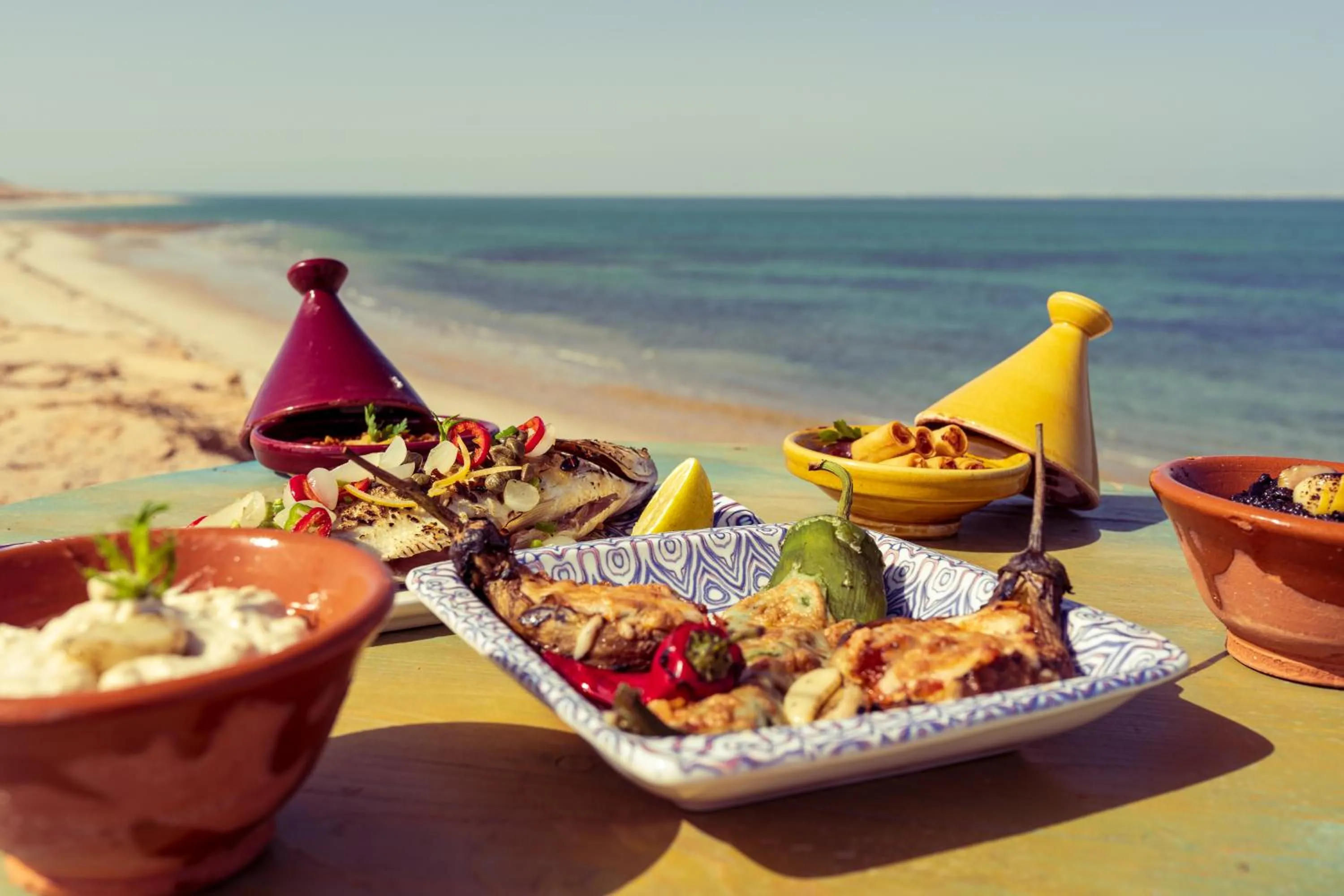 Natural landscape in Oasis212 Dakhla