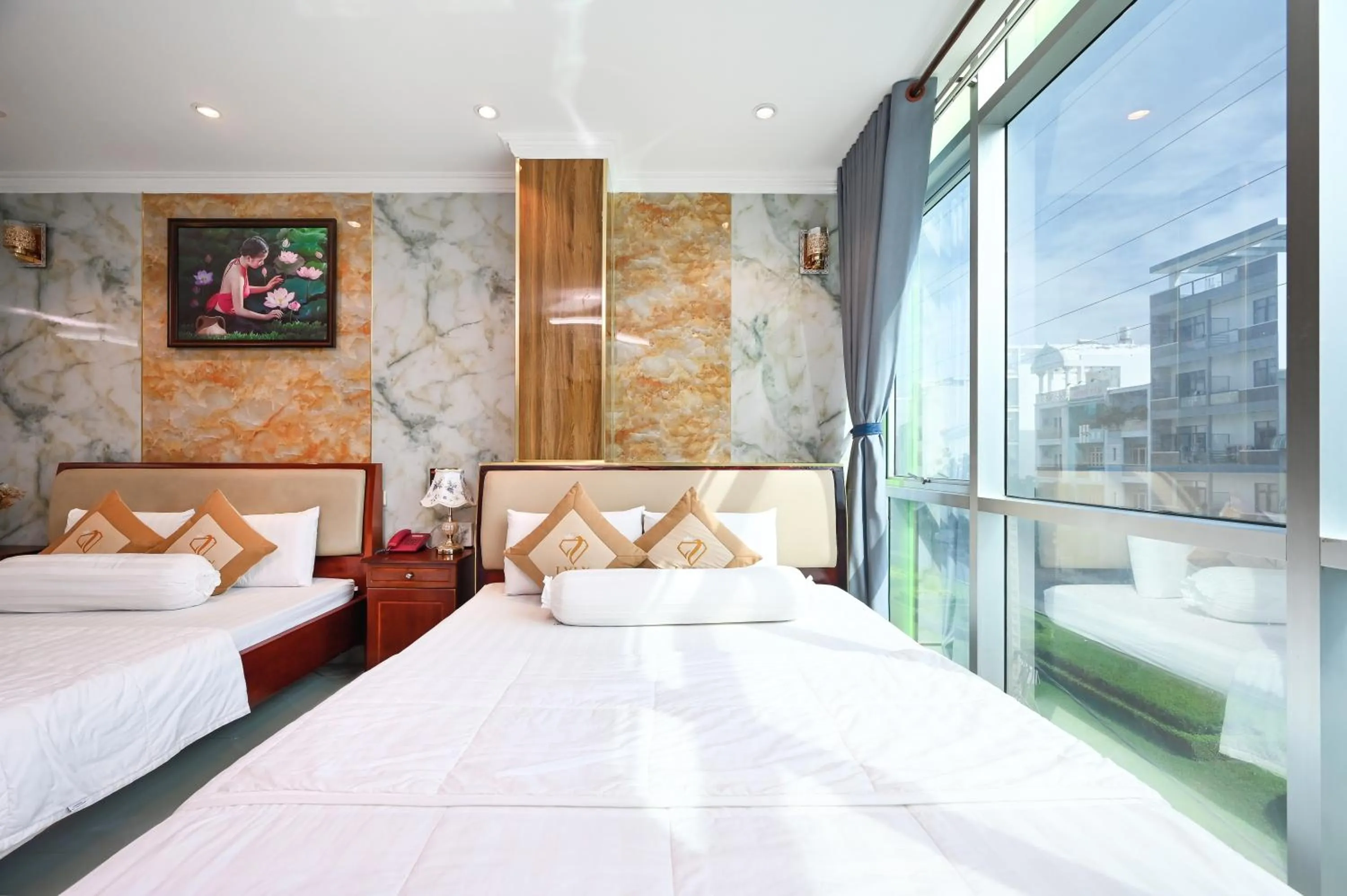 Photo of the whole room, Bed in Ly Ly Hotel