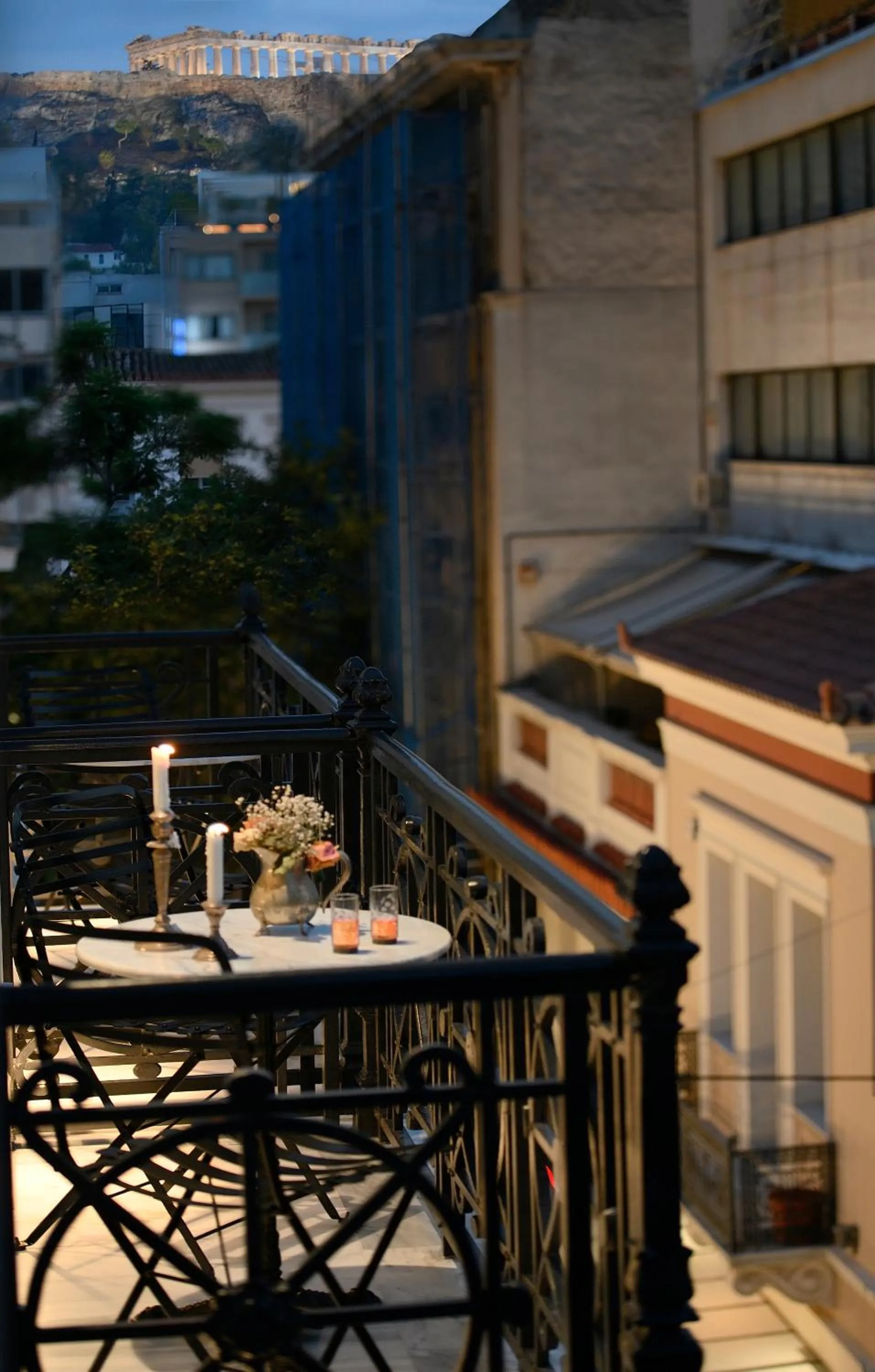 Balcony/Terrace in ATHINAIDOS QUARTERS by K&K