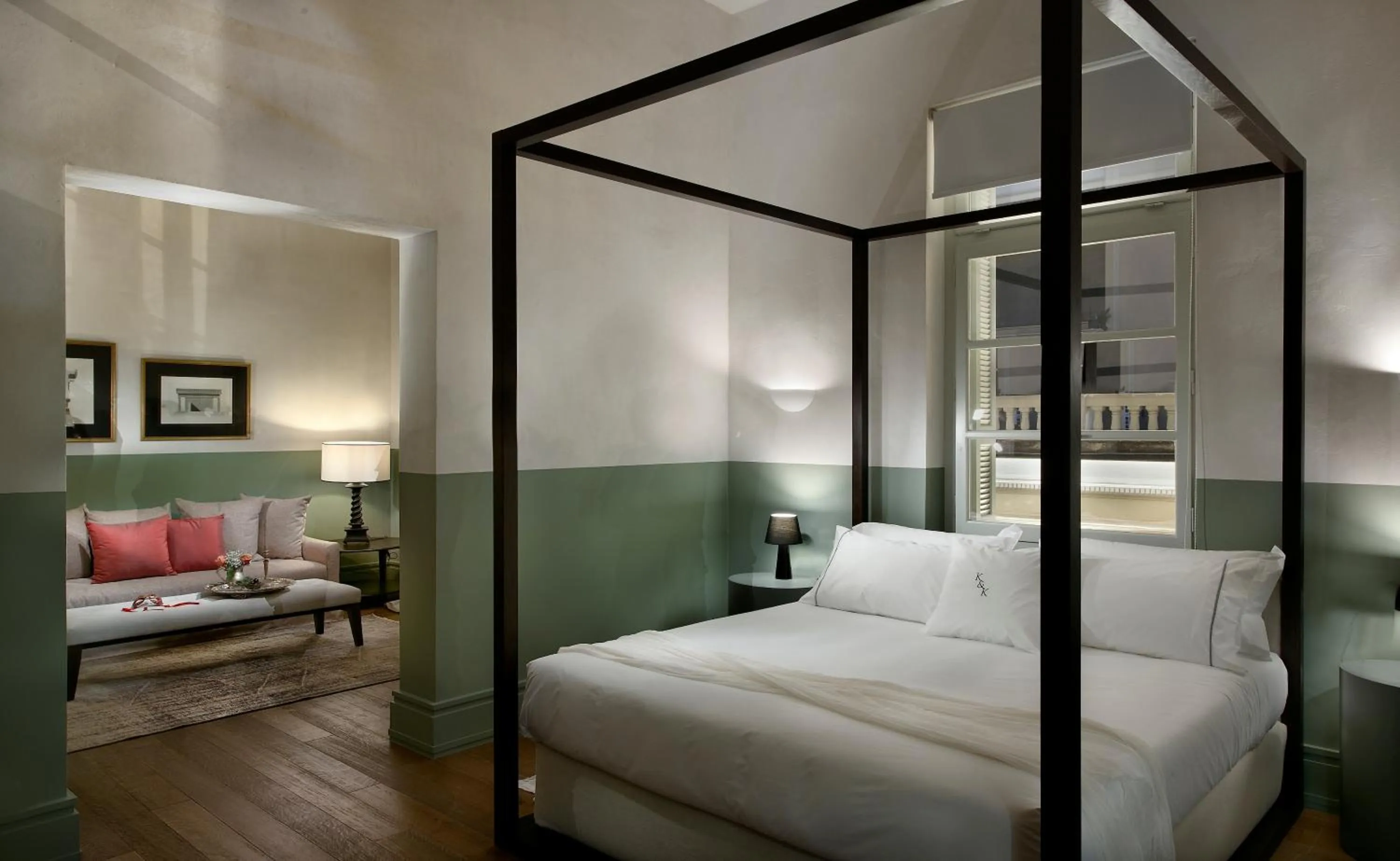 Photo of the whole room, Bed in ATHINAIDOS QUARTERS by K&K