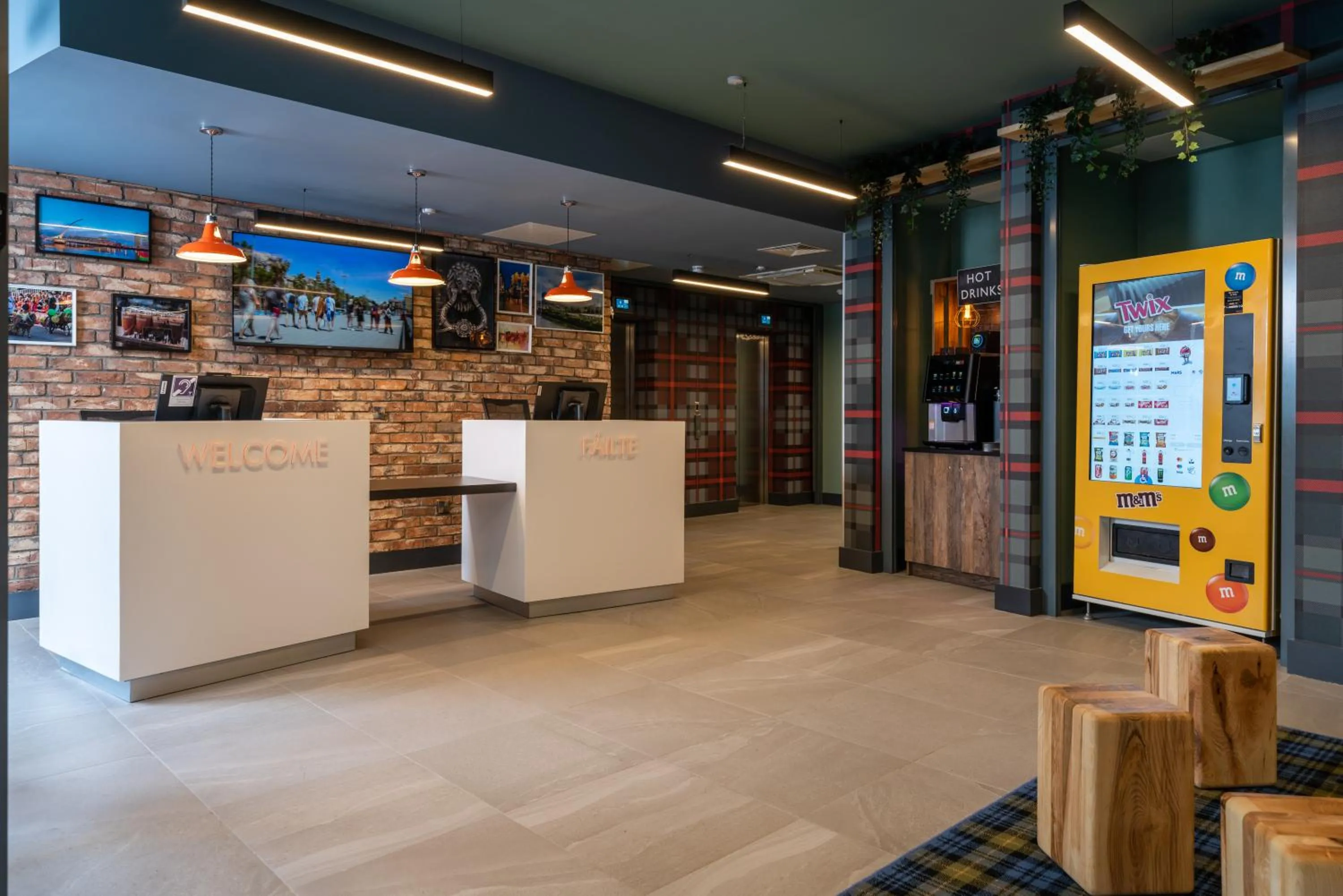 Lobby or reception in easyHotel Dublin