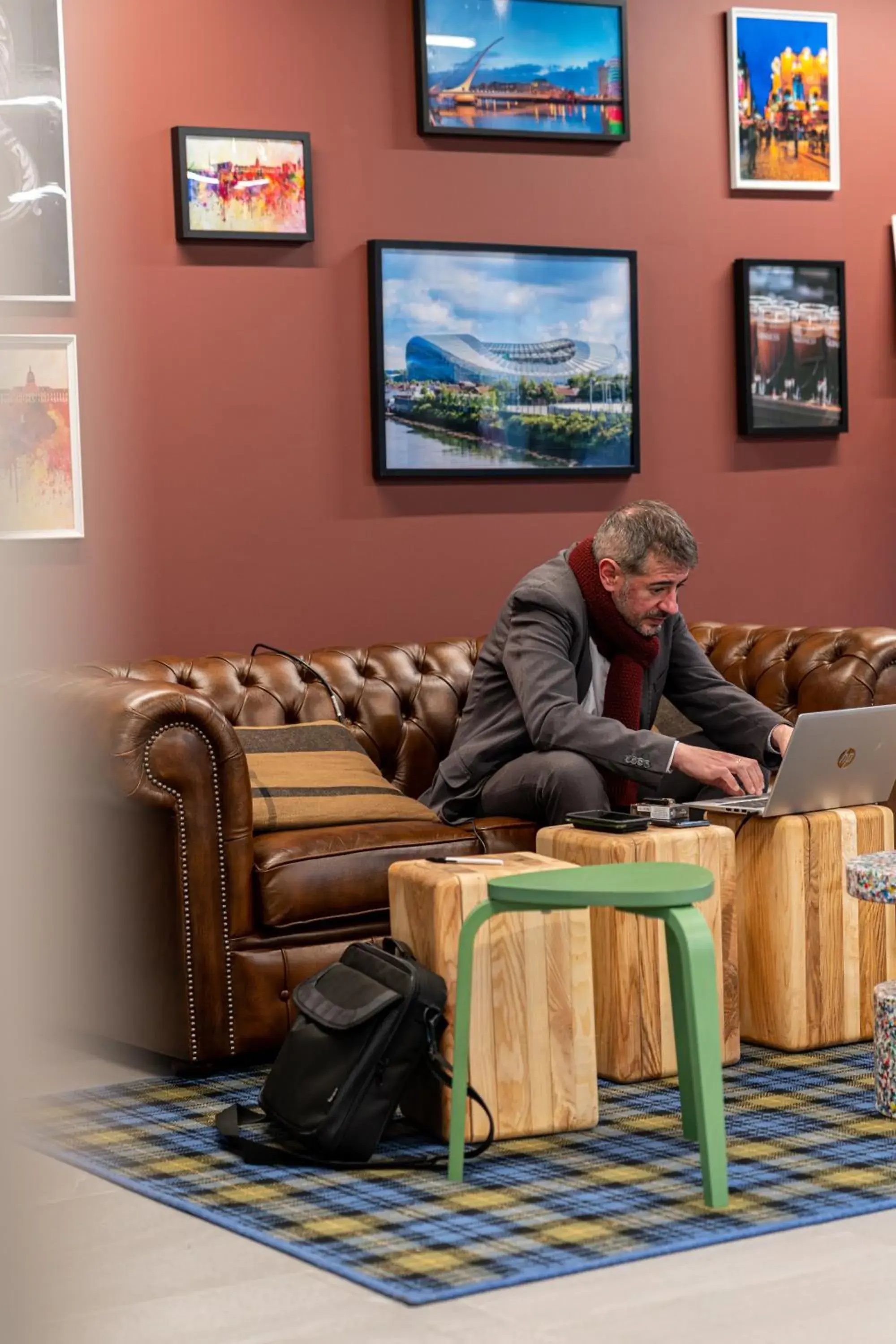 Lobby or reception in easyHotel Dublin Lobby or reception in easyHotel Dublin