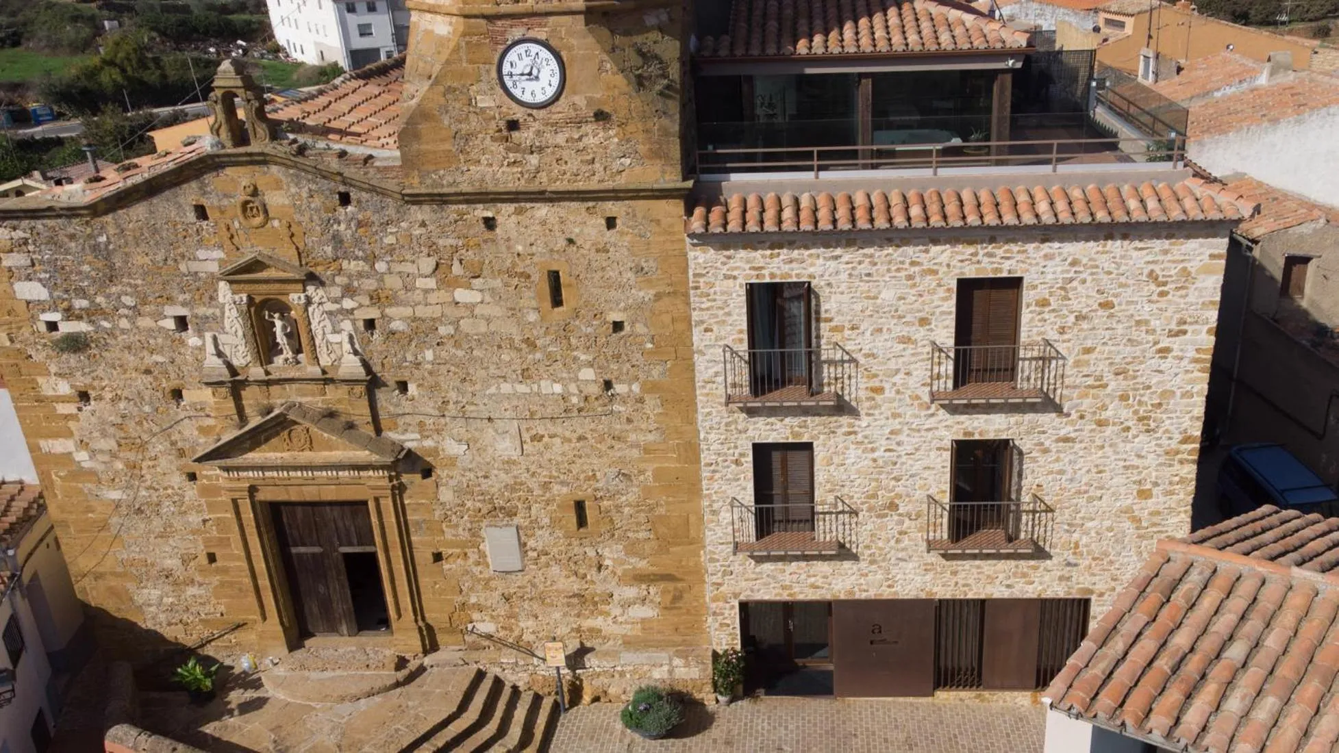 Bird's eye view in Hotel Boutique Abadia del Maestrat