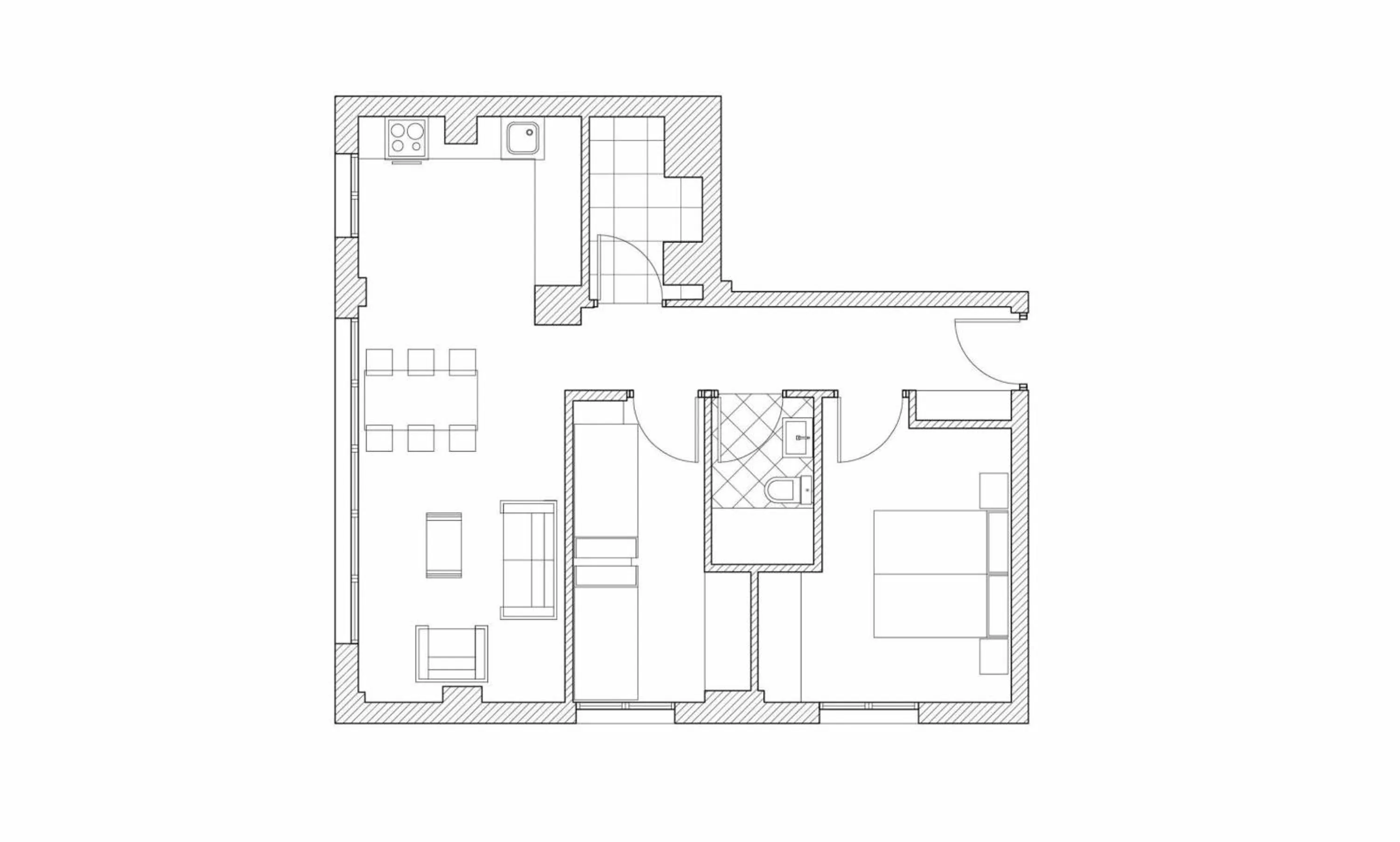 Floor plan in Mundaiz by FeelFree Rentals