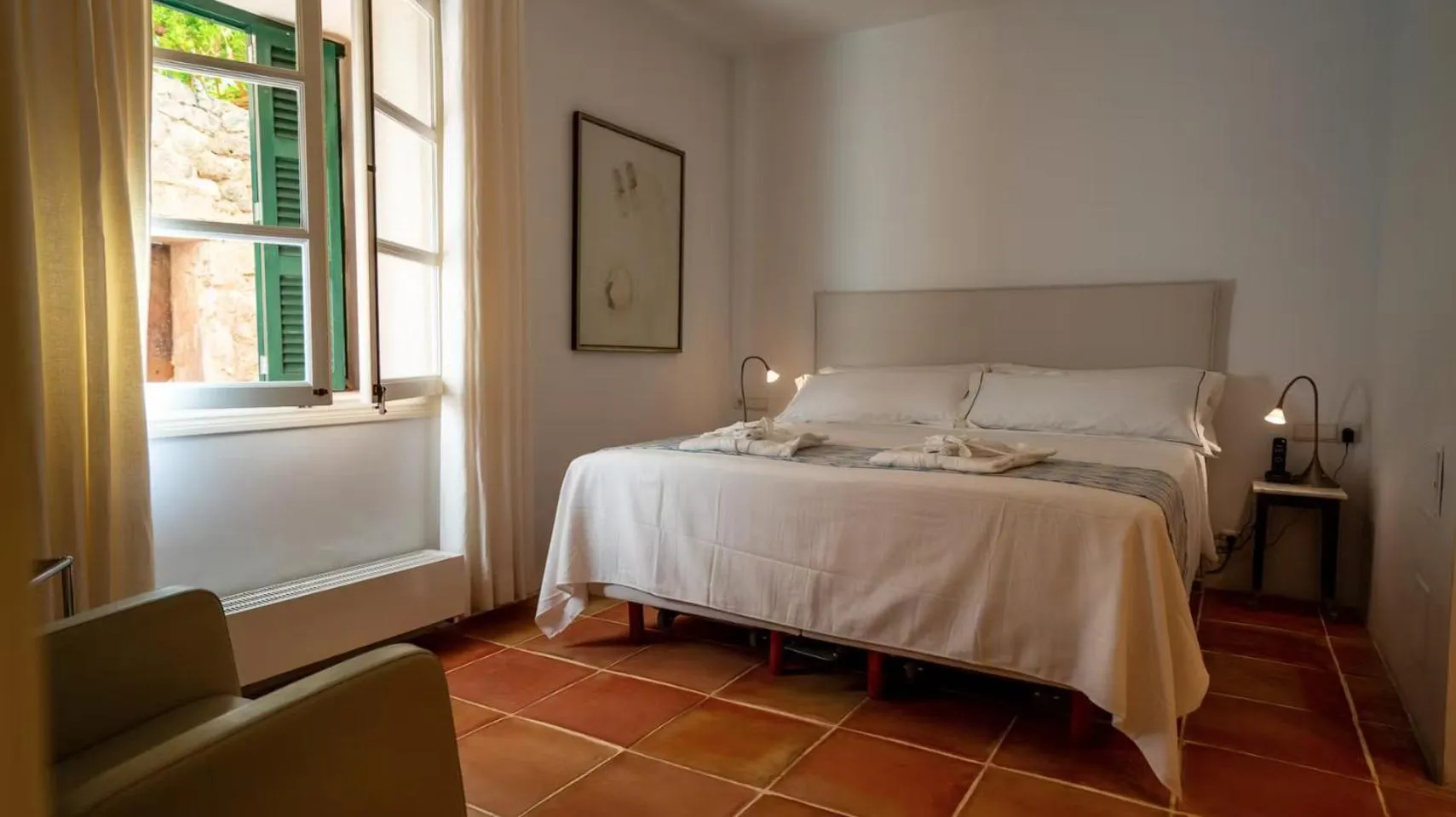 Bed in Hotel Can Verdera