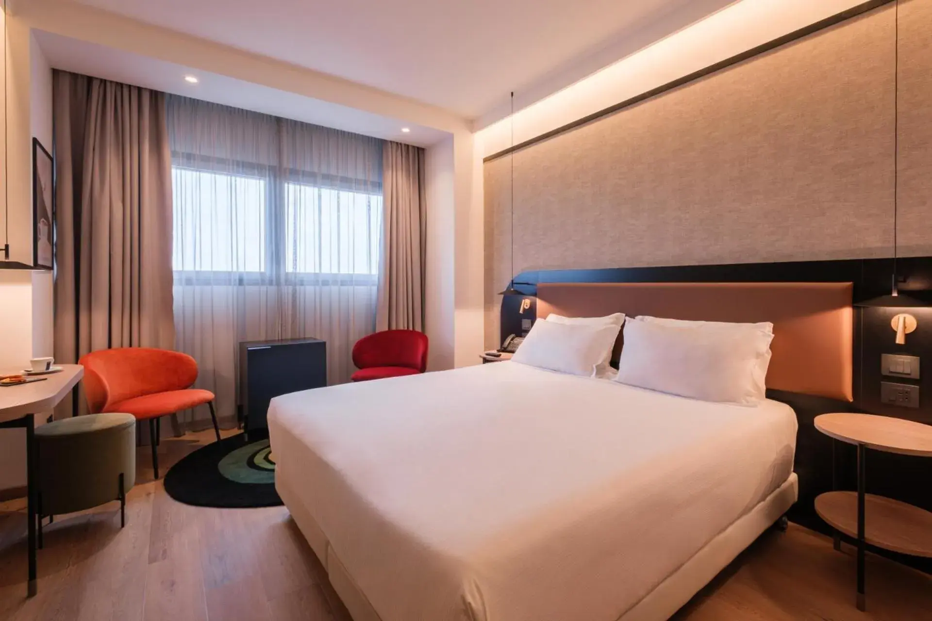 Bed in Savhotel Mantegna Padova Bed in Savhotel Mantegna Padova