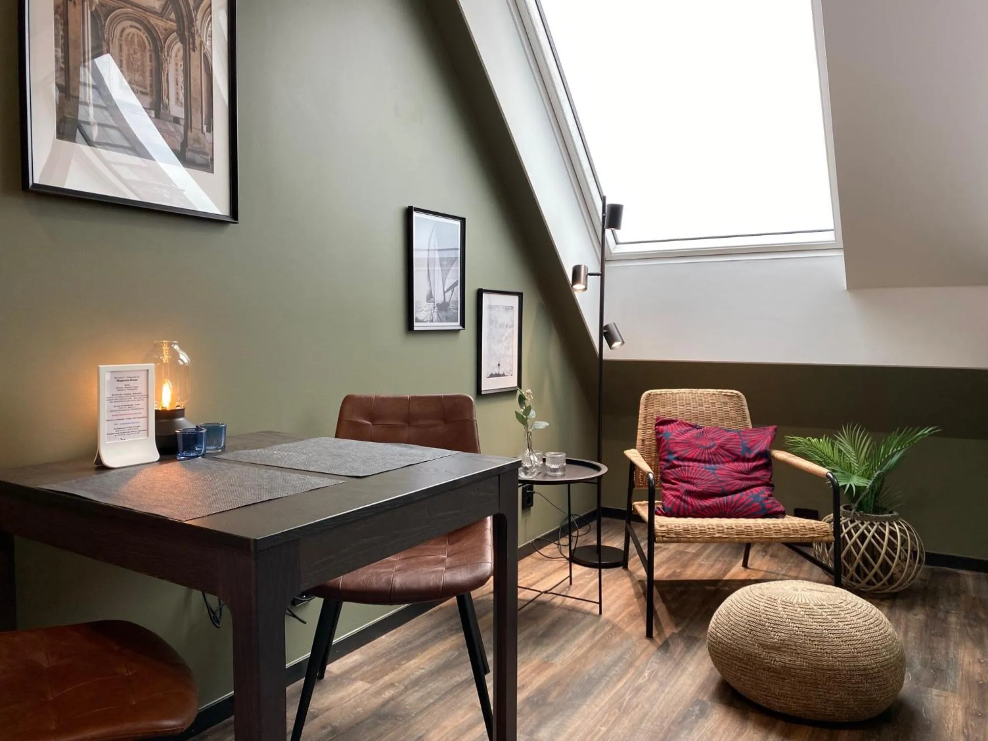 Seating area in Magnolia House Sollentuna