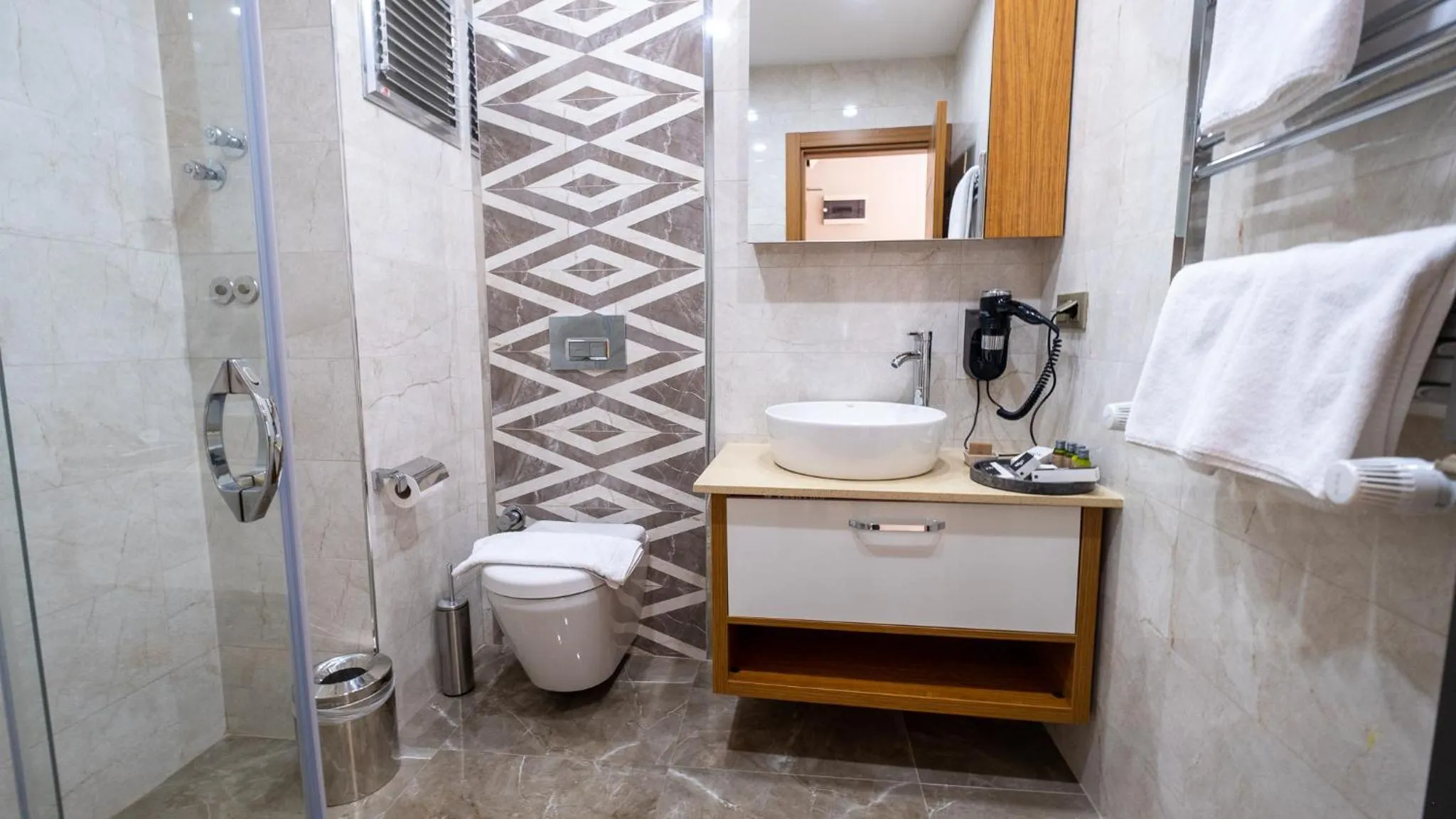 Bathroom, Bed in B&B Cabana Life