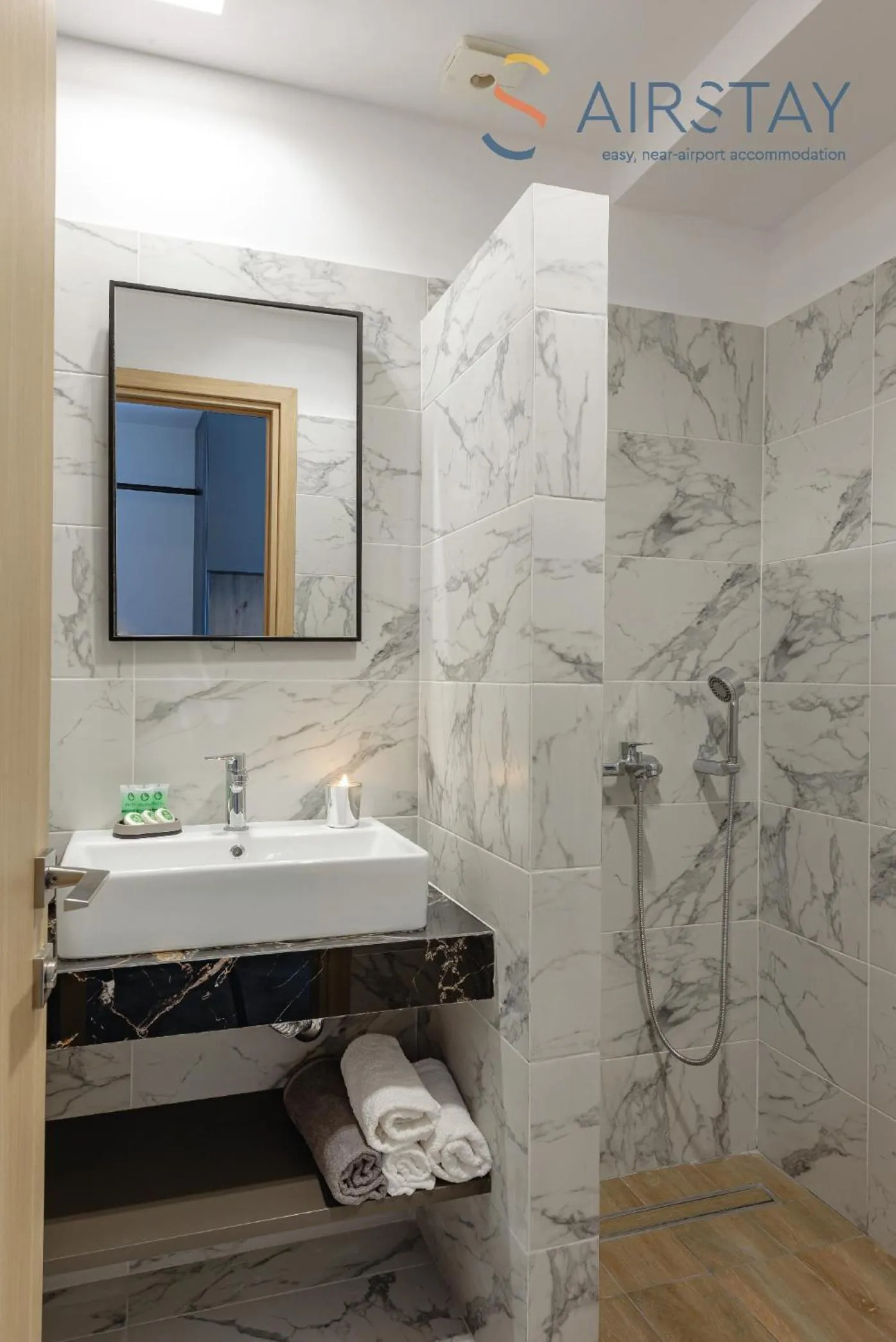 Bathroom in Zed Smart Property Airport by Airstay