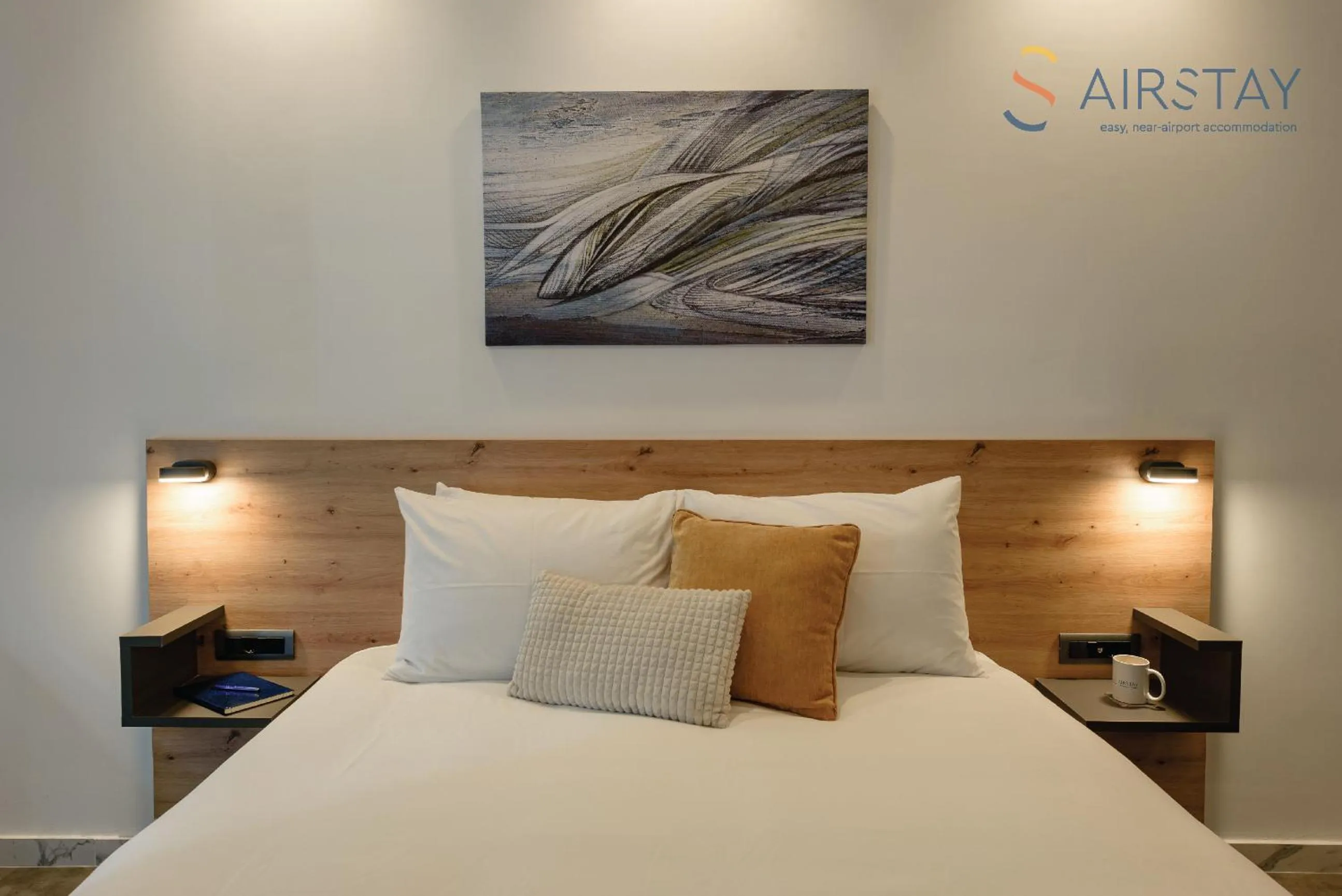 Bed in Zed Smart Property Airport by Airstay