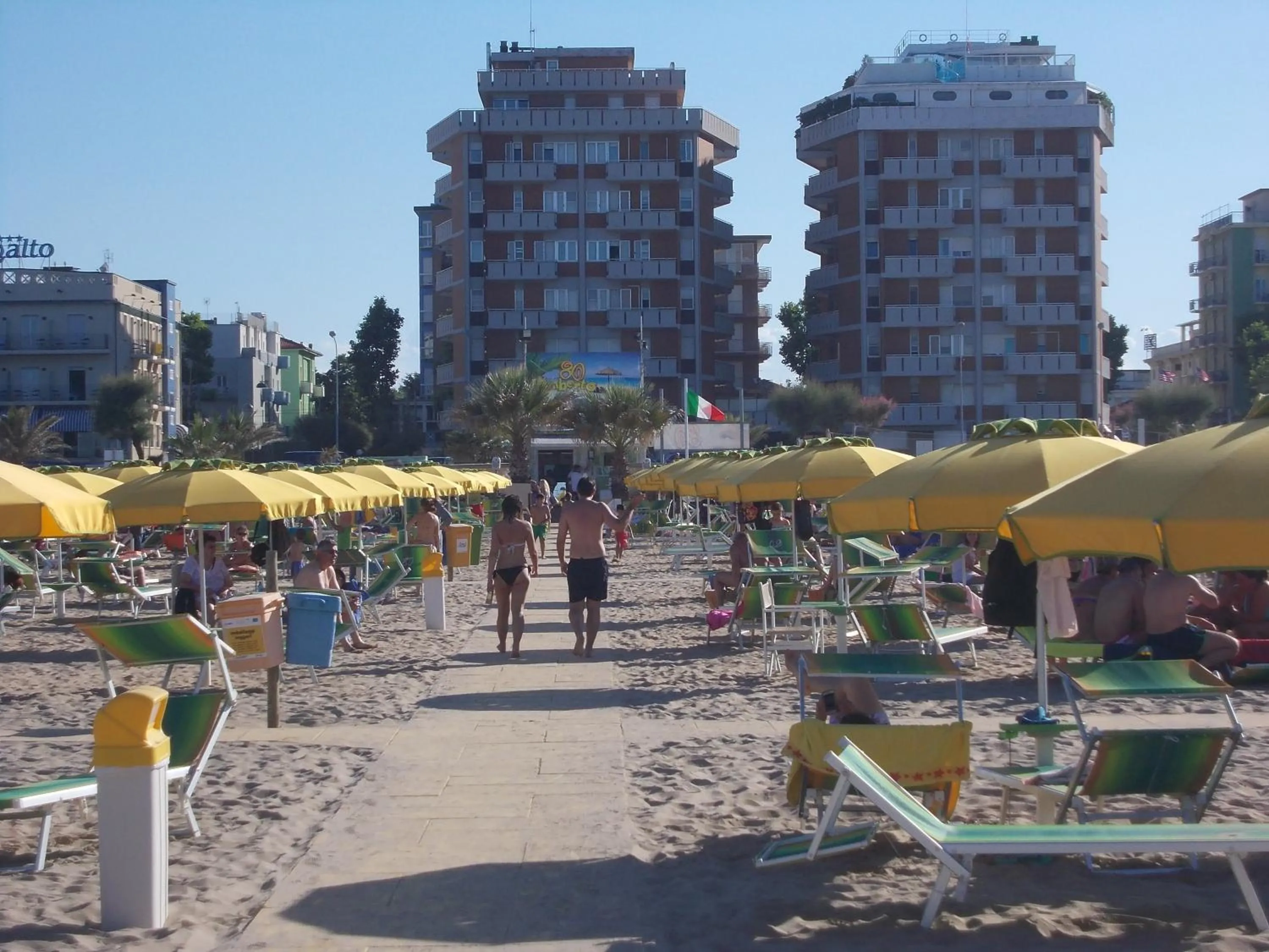 Beach in Hotel Odeon