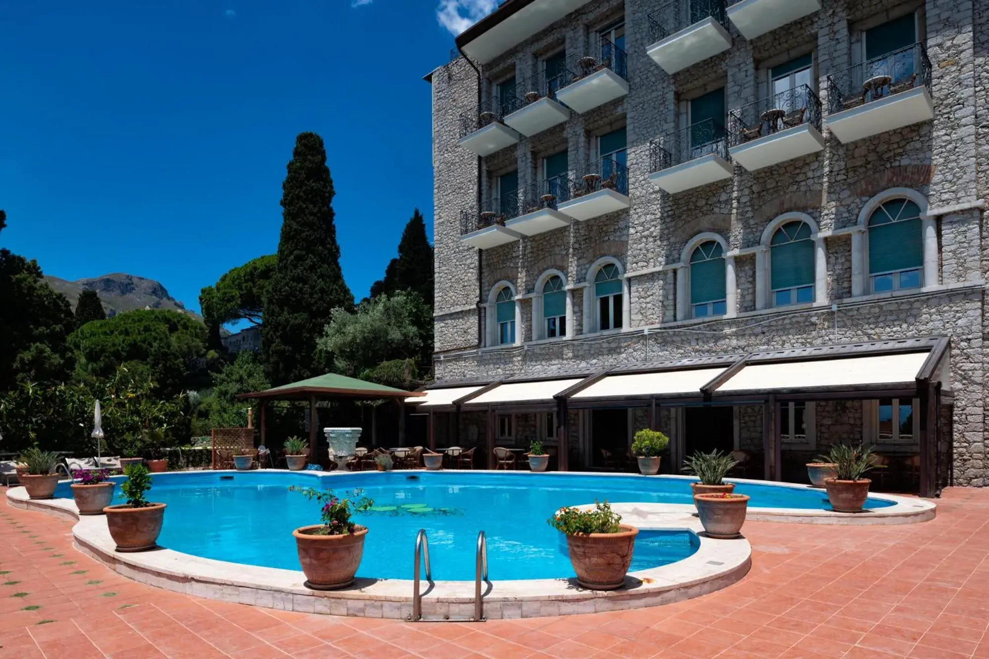 Property building in Taormina Park Hotel Property building in Taormina Park Hotel