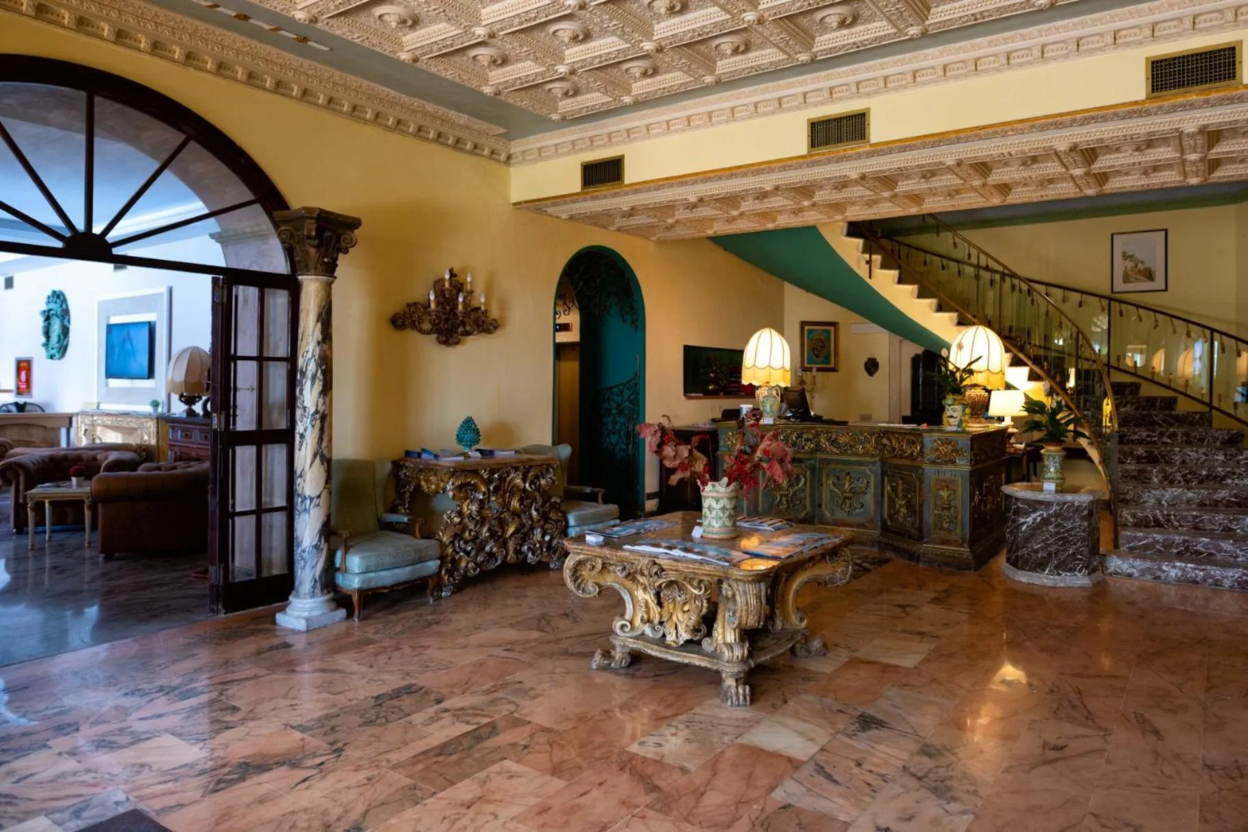 Lobby or reception in Taormina Park Hotel