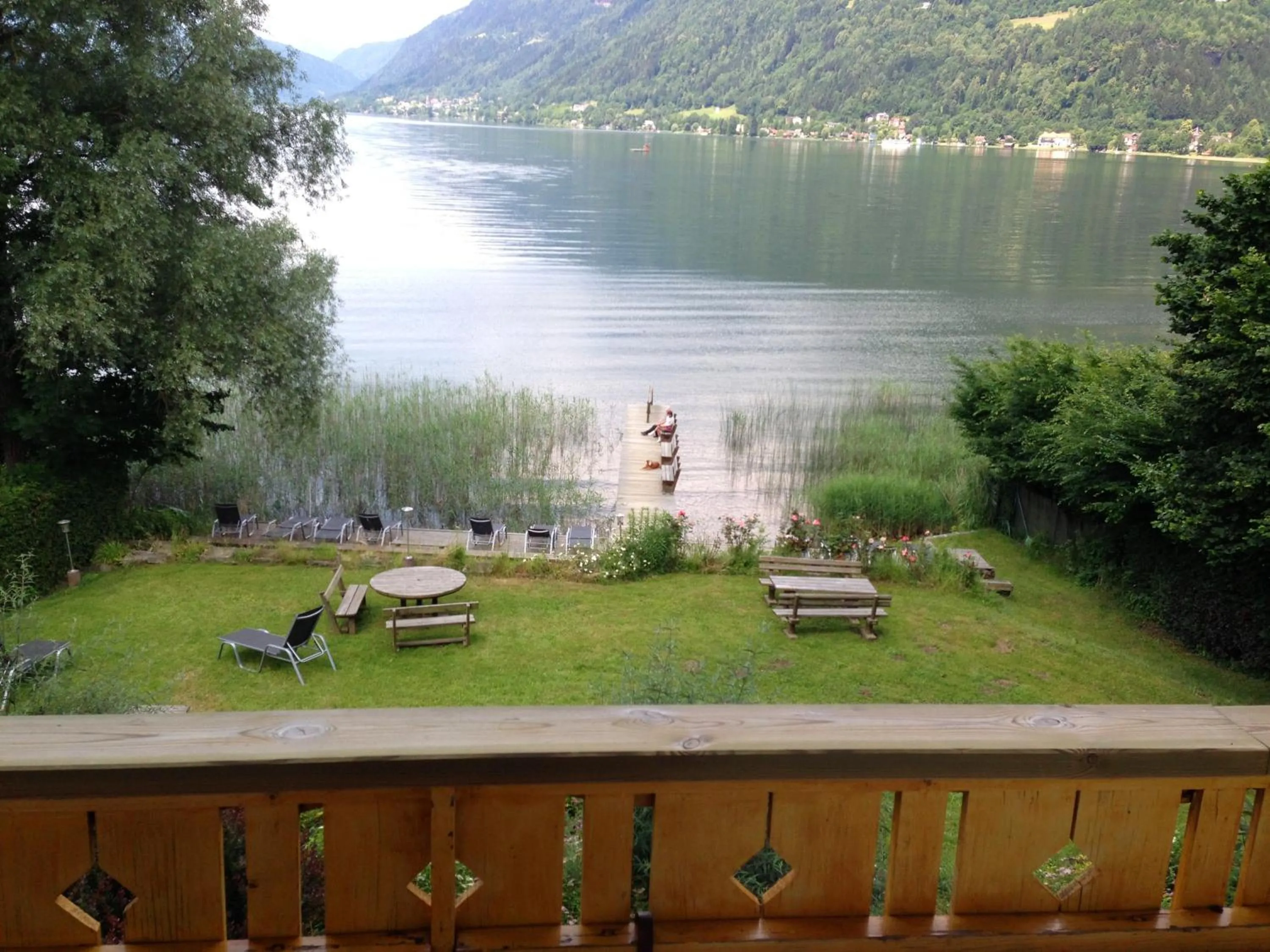 View (from property/room) in Seehaus Karantanien am Ossiacher See