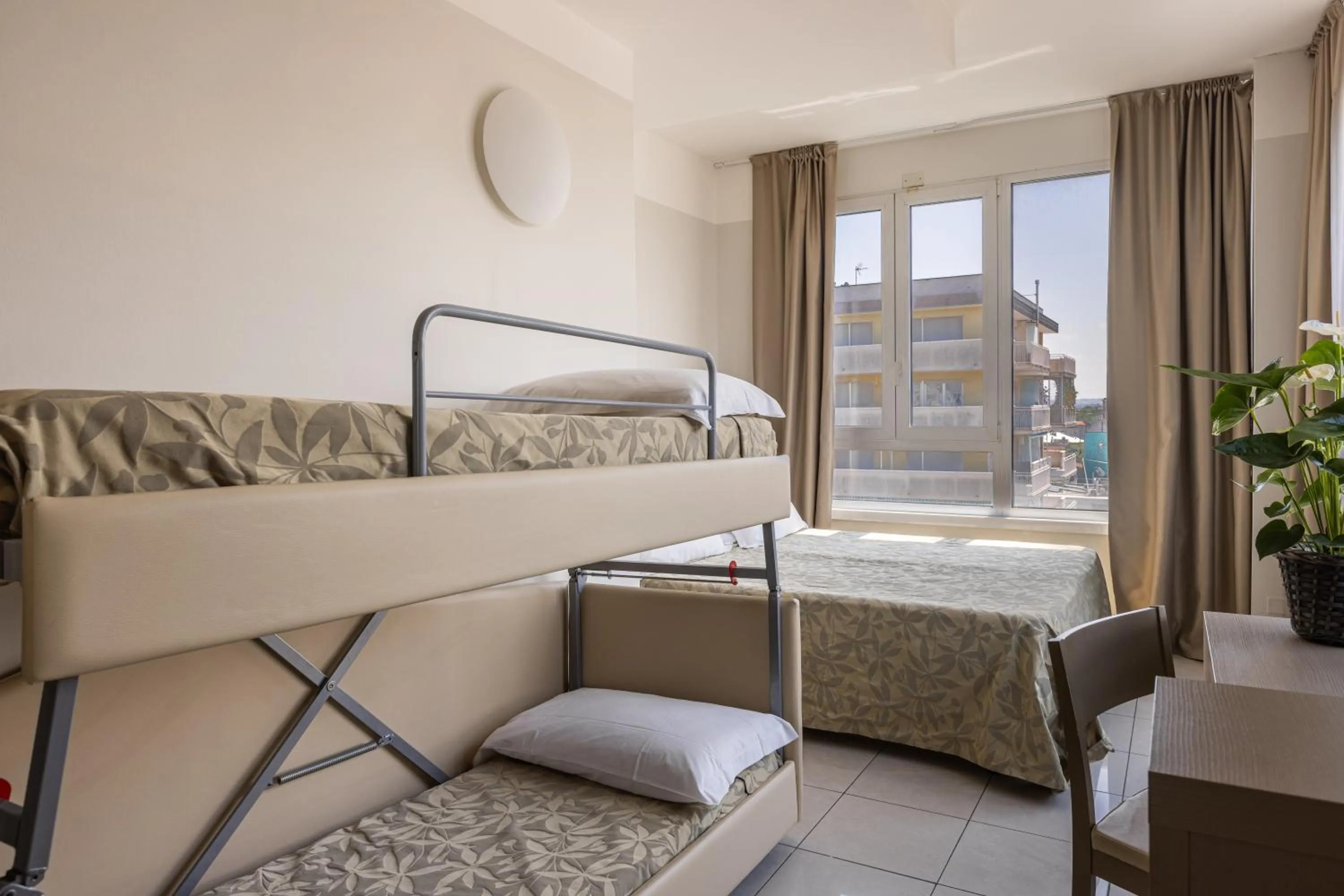 Bed in Hotel Cristallo