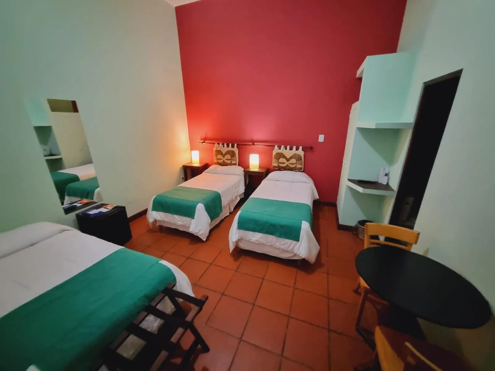 Bed in Refugio del Inca