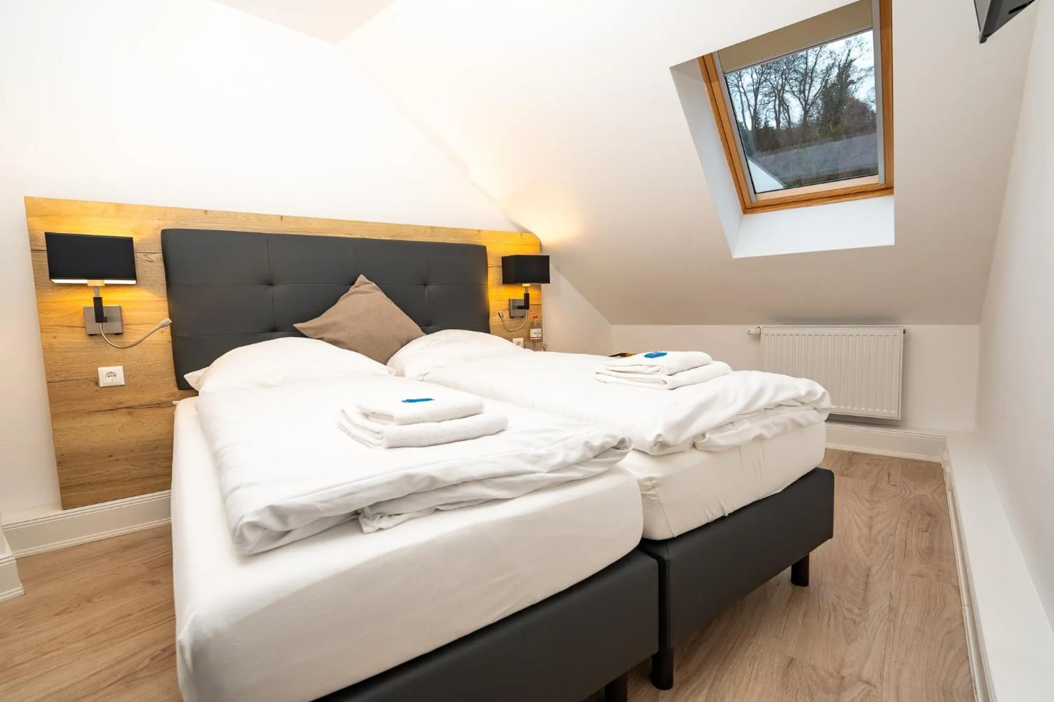 Bed in Homaris Strandhaus Blankenese