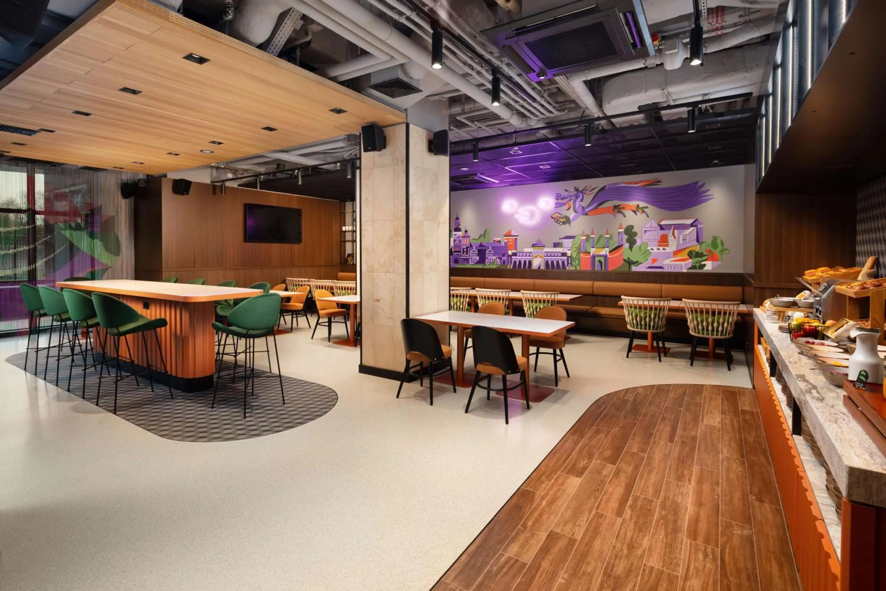 Restaurant/places to eat in Hyatt Place Krakow