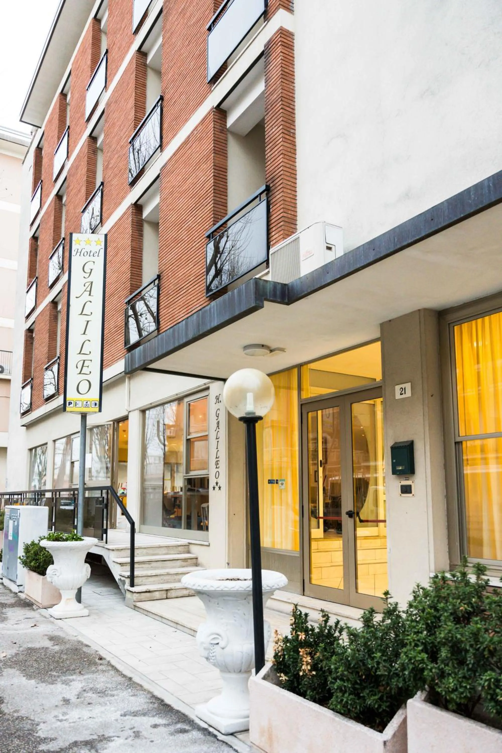 Property building in Hotel Galileo