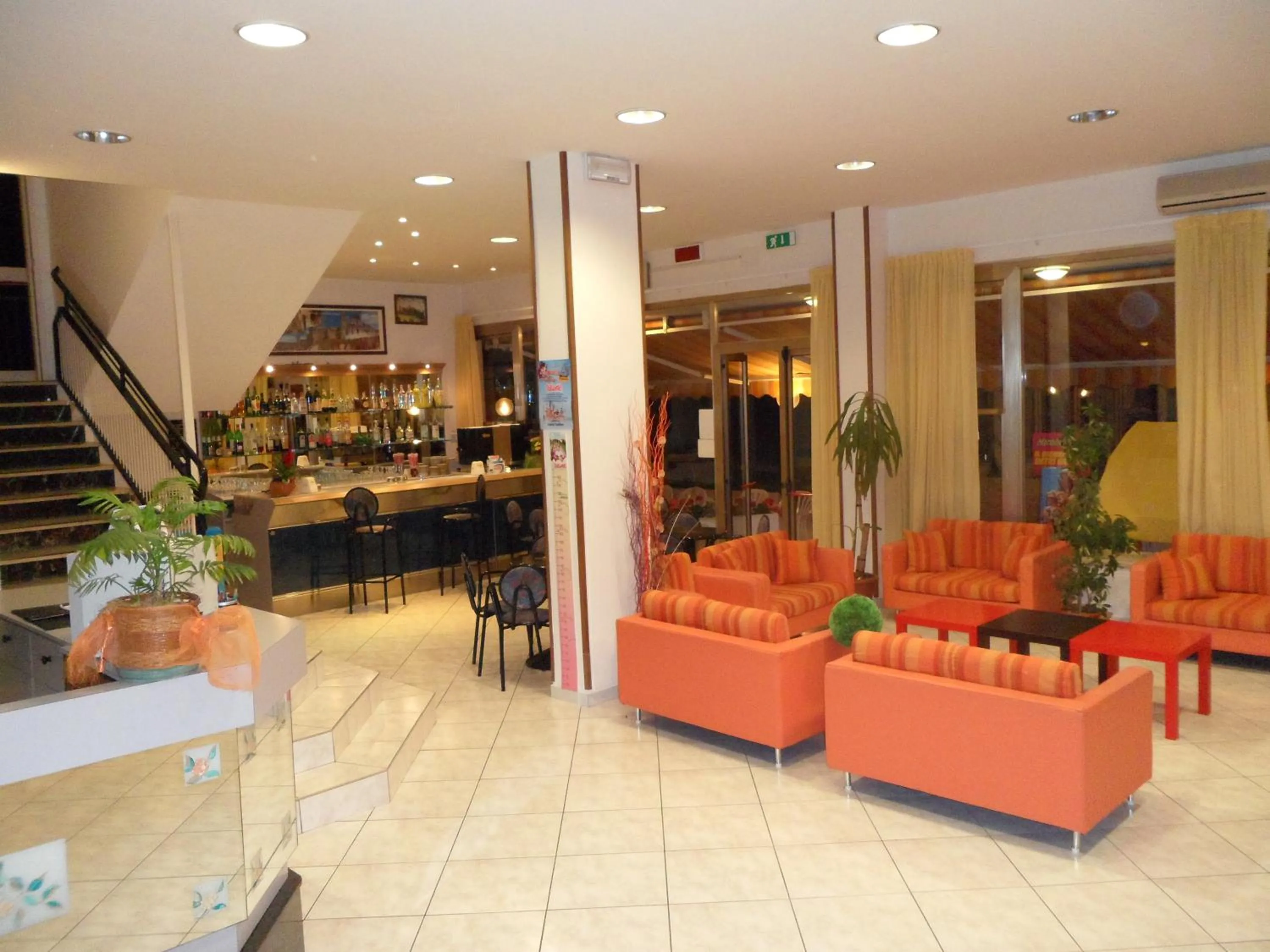 Lobby or reception in Hotel Galileo